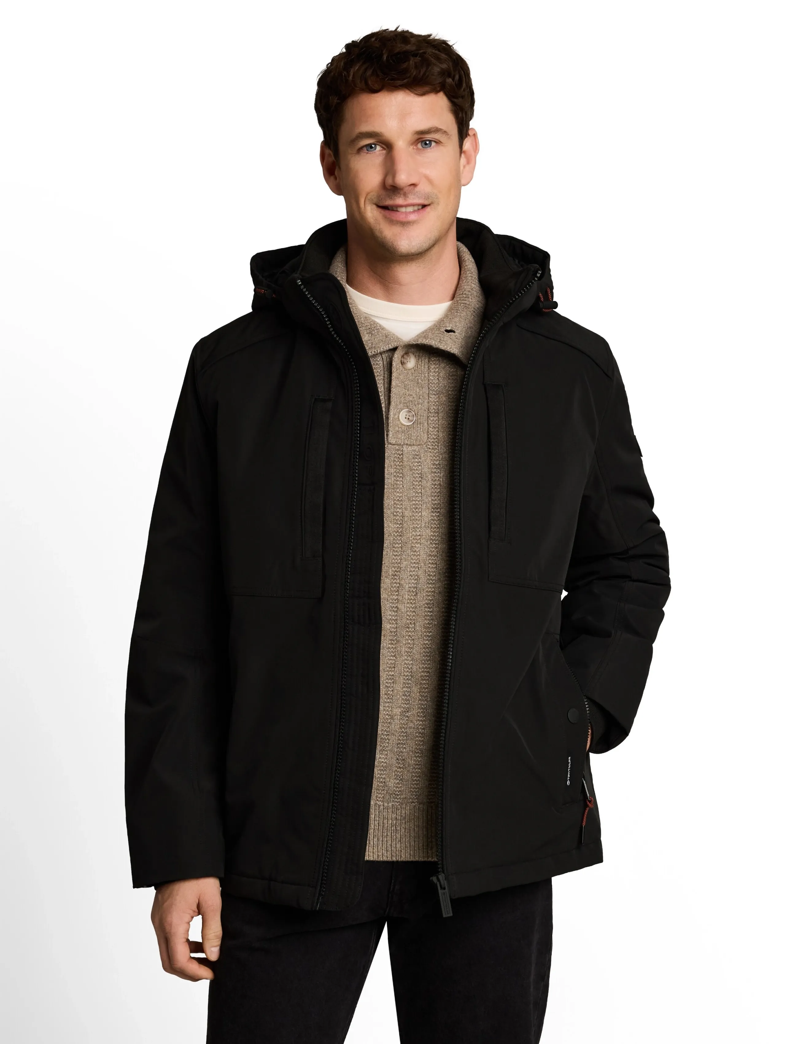 Tom Tailor - padded jacket with hood - dunjackor - black - 4