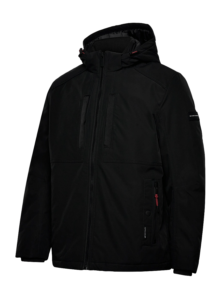 Tom Tailor - padded jacket with hood - winterjacken - black - 3