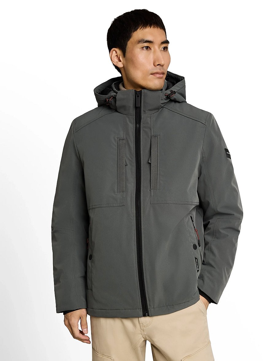 Tom Tailor - padded jacket with hood - dunjakker - darkest olive - 4