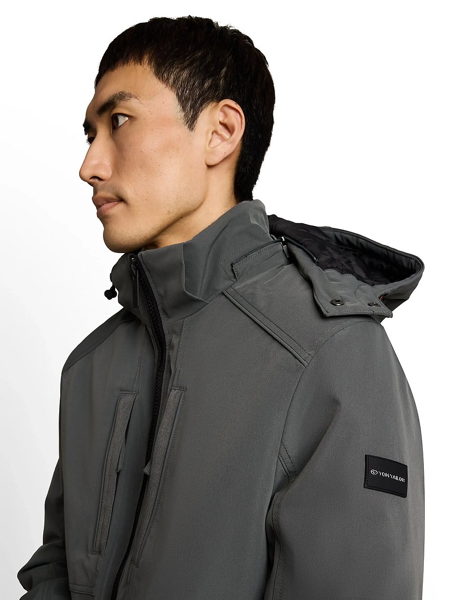 Tom Tailor - padded jacket with hood - dunjakker - darkest olive - 5