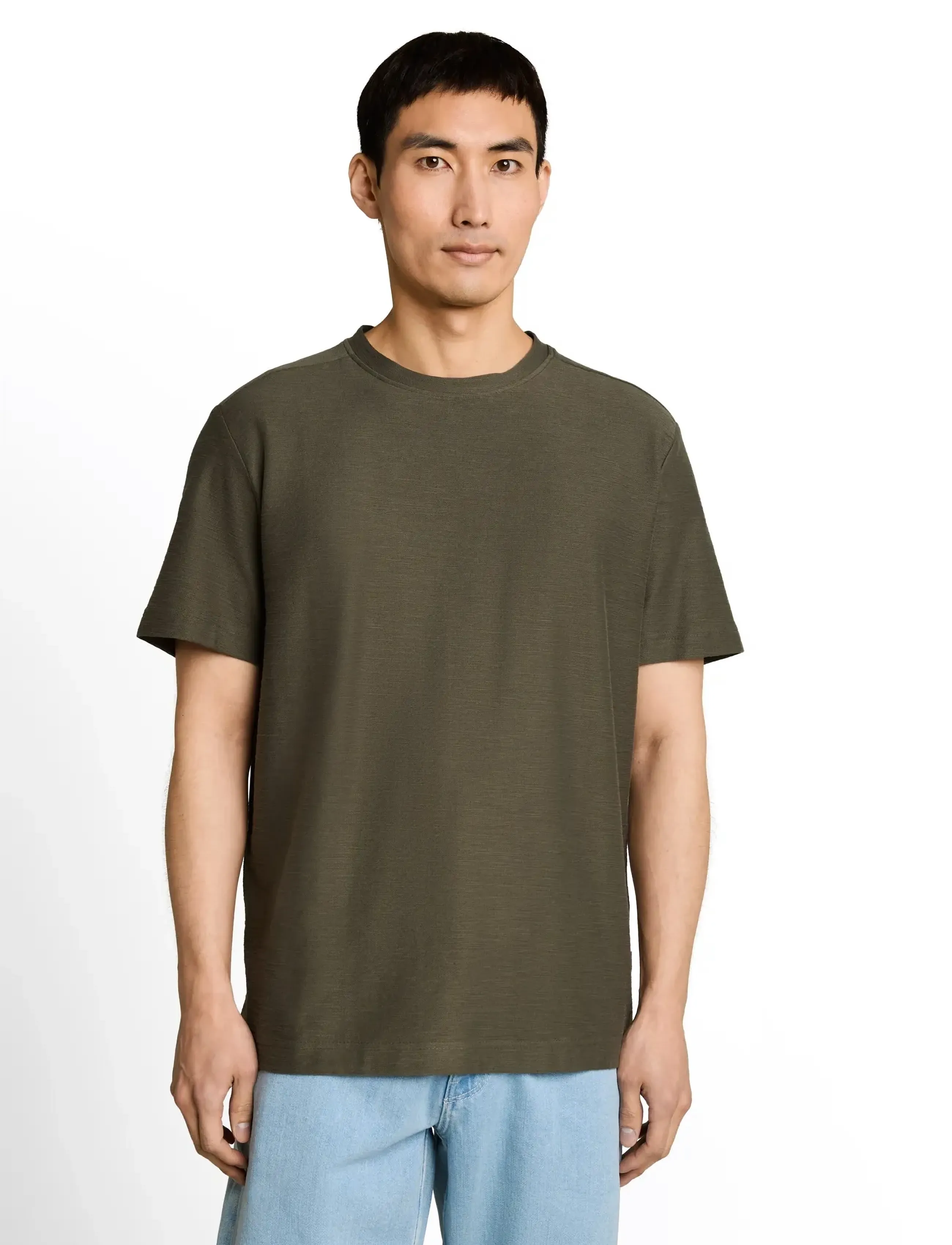 Tom Tailor - structured  t-shirt - kurzärmelig - deep leaf green - 3