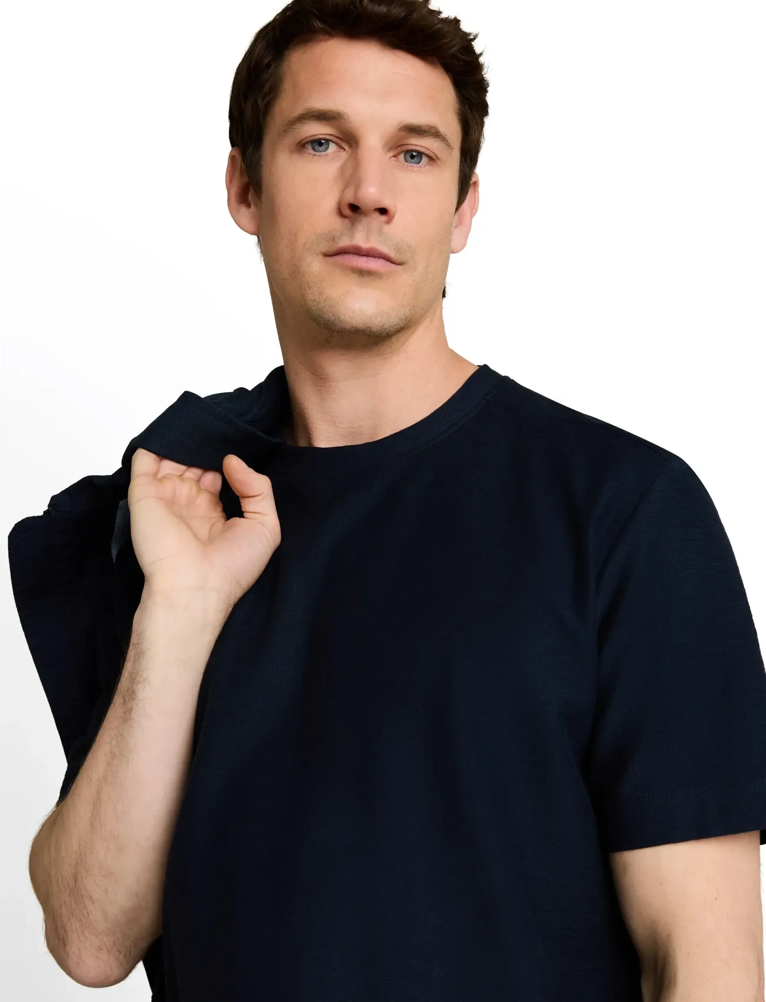 Tom Tailor - structured  t-shirt - laveste priser - sky captain blue - 3