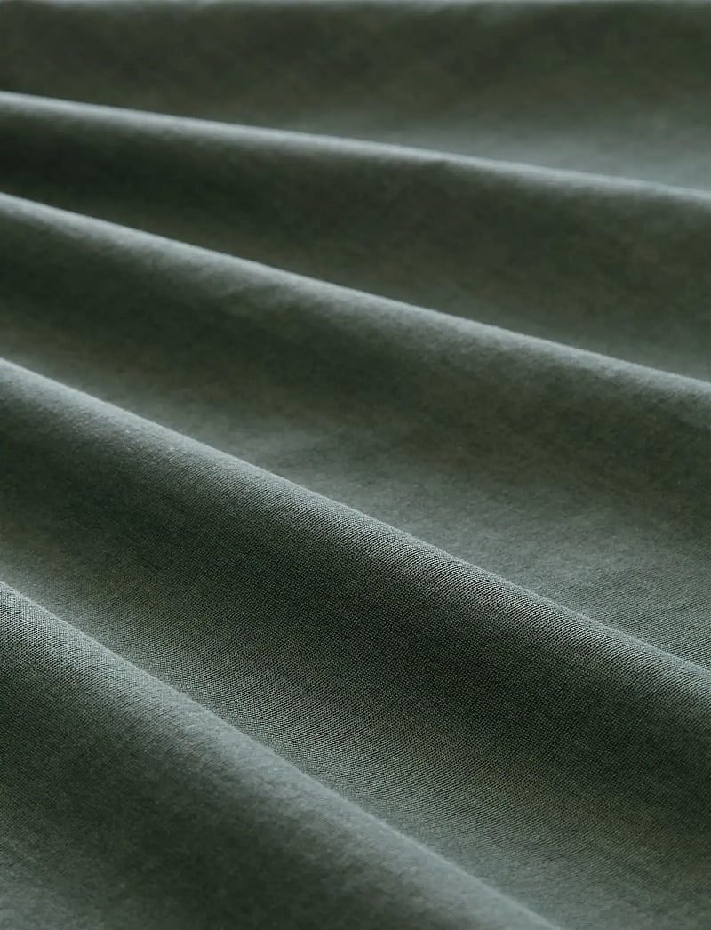 Tom Tailor - printed garment dye serafino - kortærmede t-shirts - deep leaf green - 5