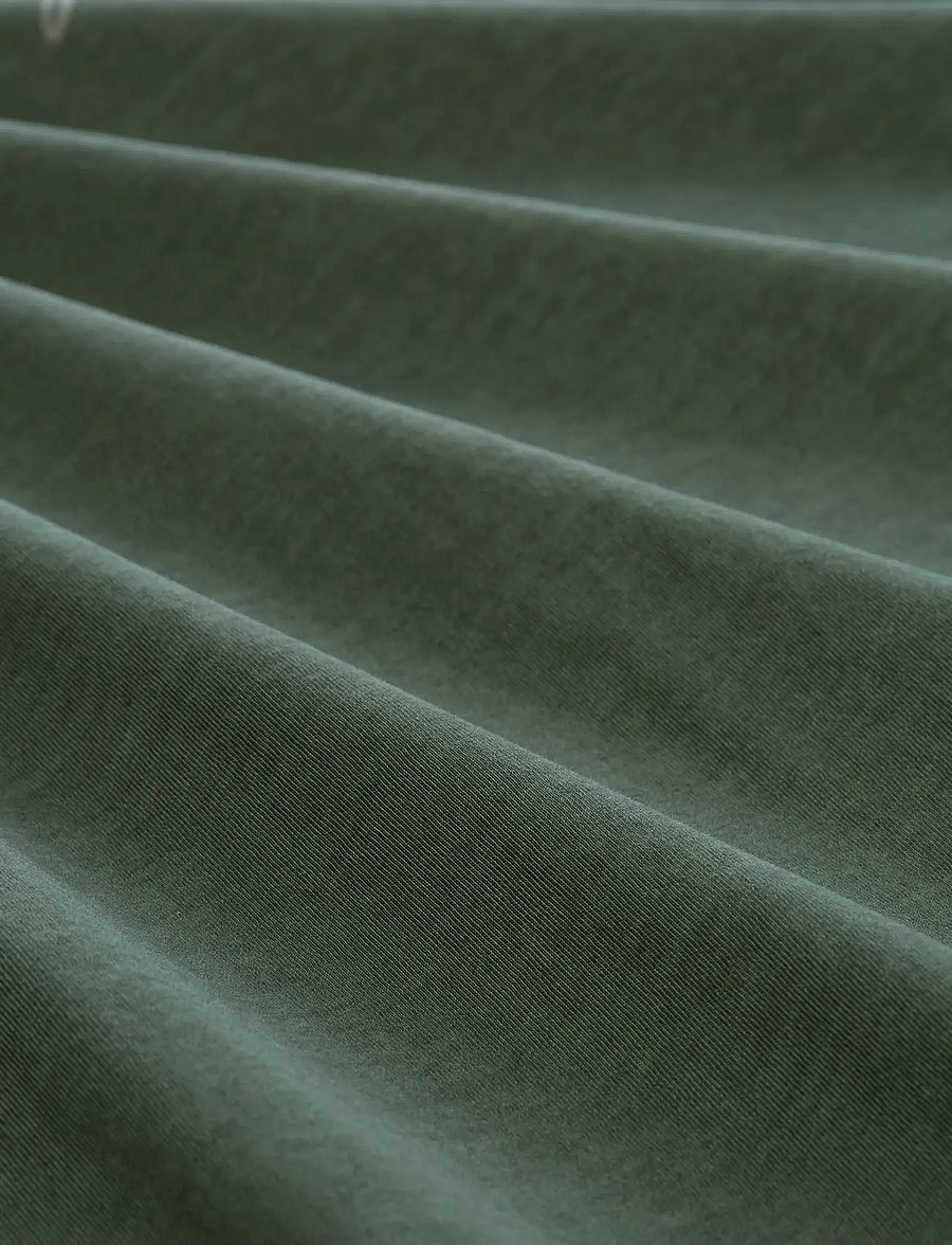 Tom Tailor - printed garment dye t-shirt - kurzärmelig - deep leaf green - 5