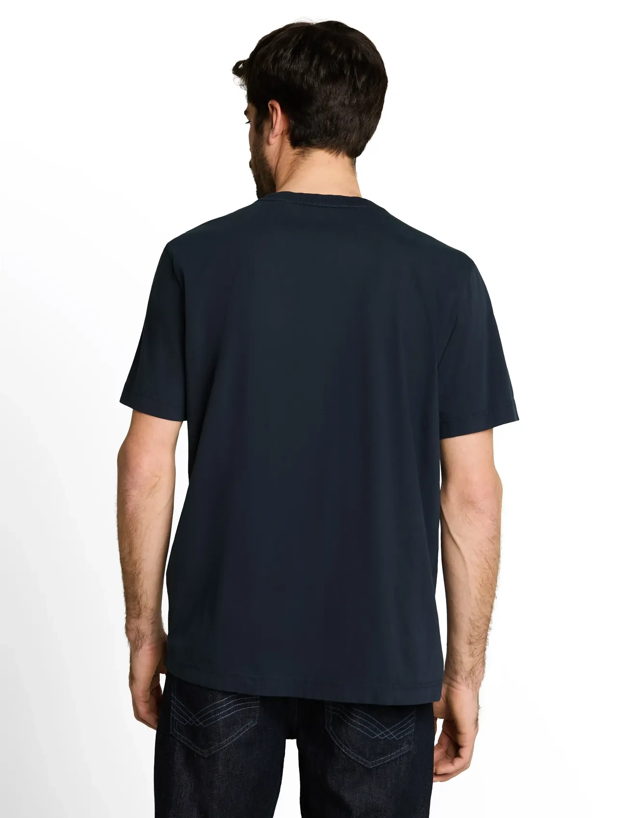 Tom Tailor - printed garment dye t-shirt - kortærmede t-shirts - sky captain blue - 2