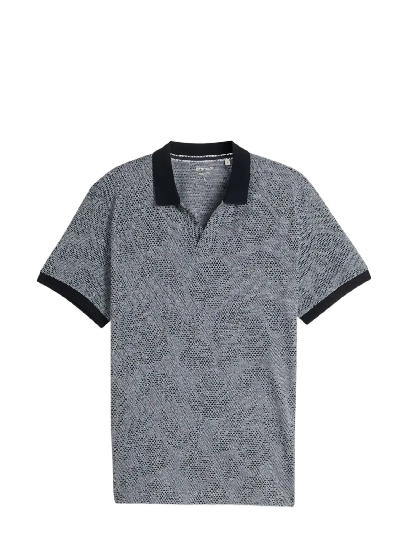 TOM TAILOR Jaquard Polo Patterned - M - Herren