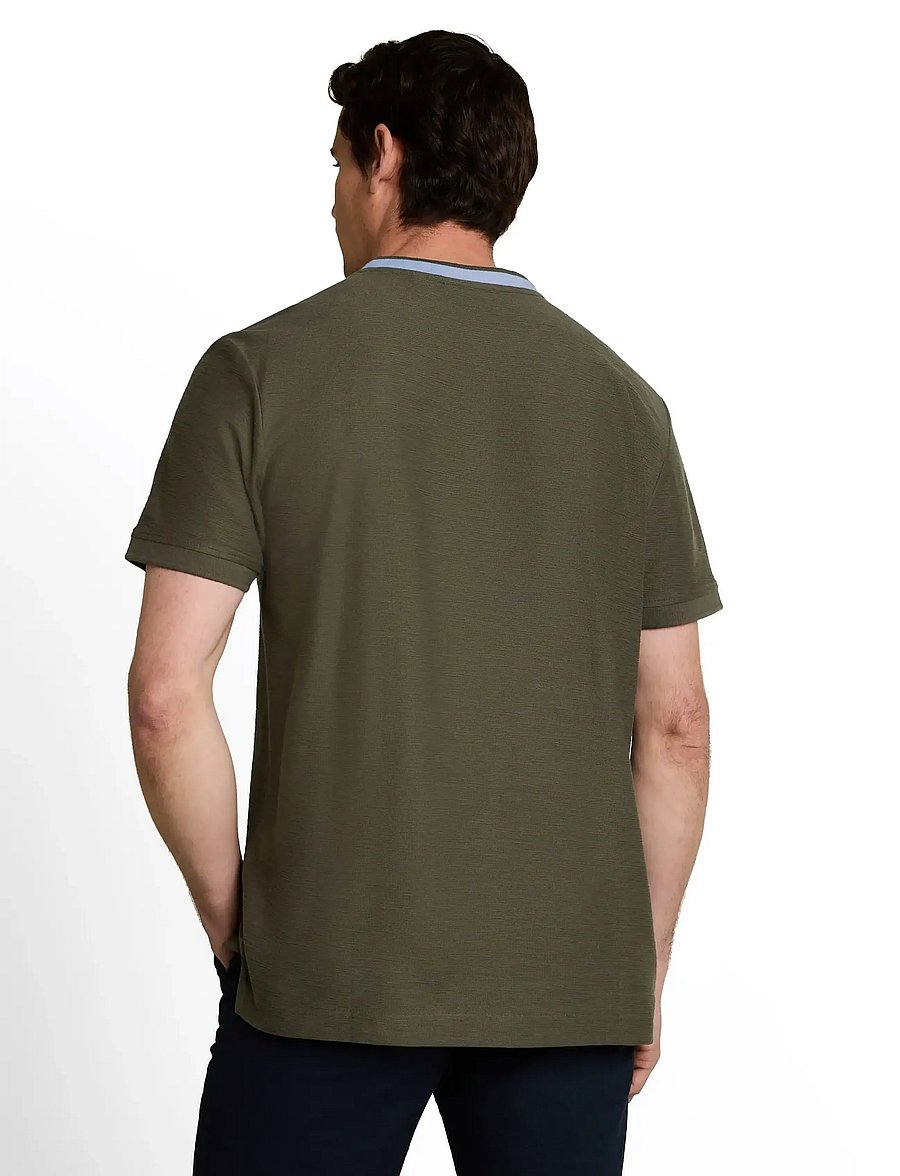 Tom Tailor - structured polo - kortærmede poloer - deep leaf green - 2