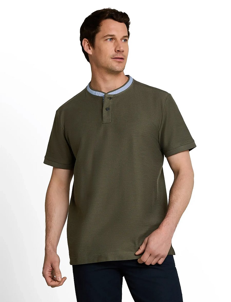 Tom Tailor - structured polo - kortærmede poloer - deep leaf green - 3