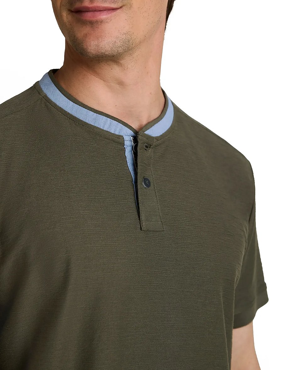 Tom Tailor - structured polo - kortærmede poloer - deep leaf green - 4