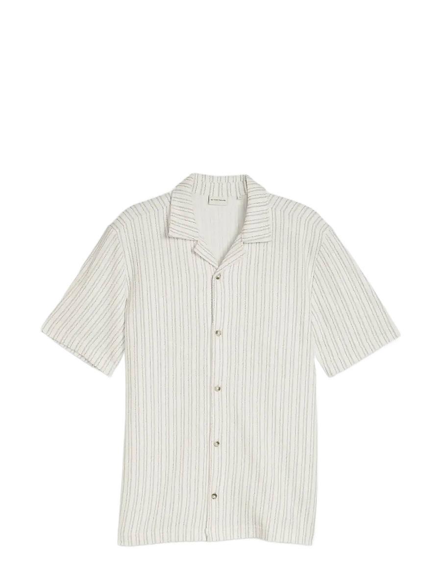 Tom Tailor - striped shirt - triibulised särgid - white structured stripe - 1