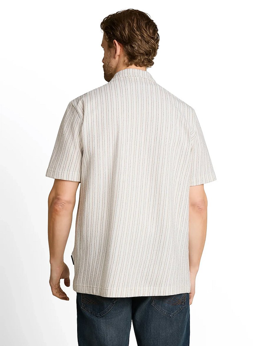 Tom Tailor - striped shirt - triibulised särgid - white structured stripe - 2