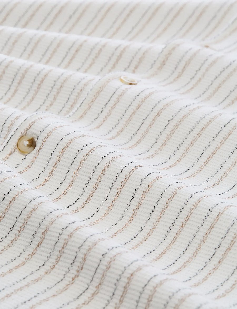 Tom Tailor - striped shirt - triibulised särgid - white structured stripe - 5