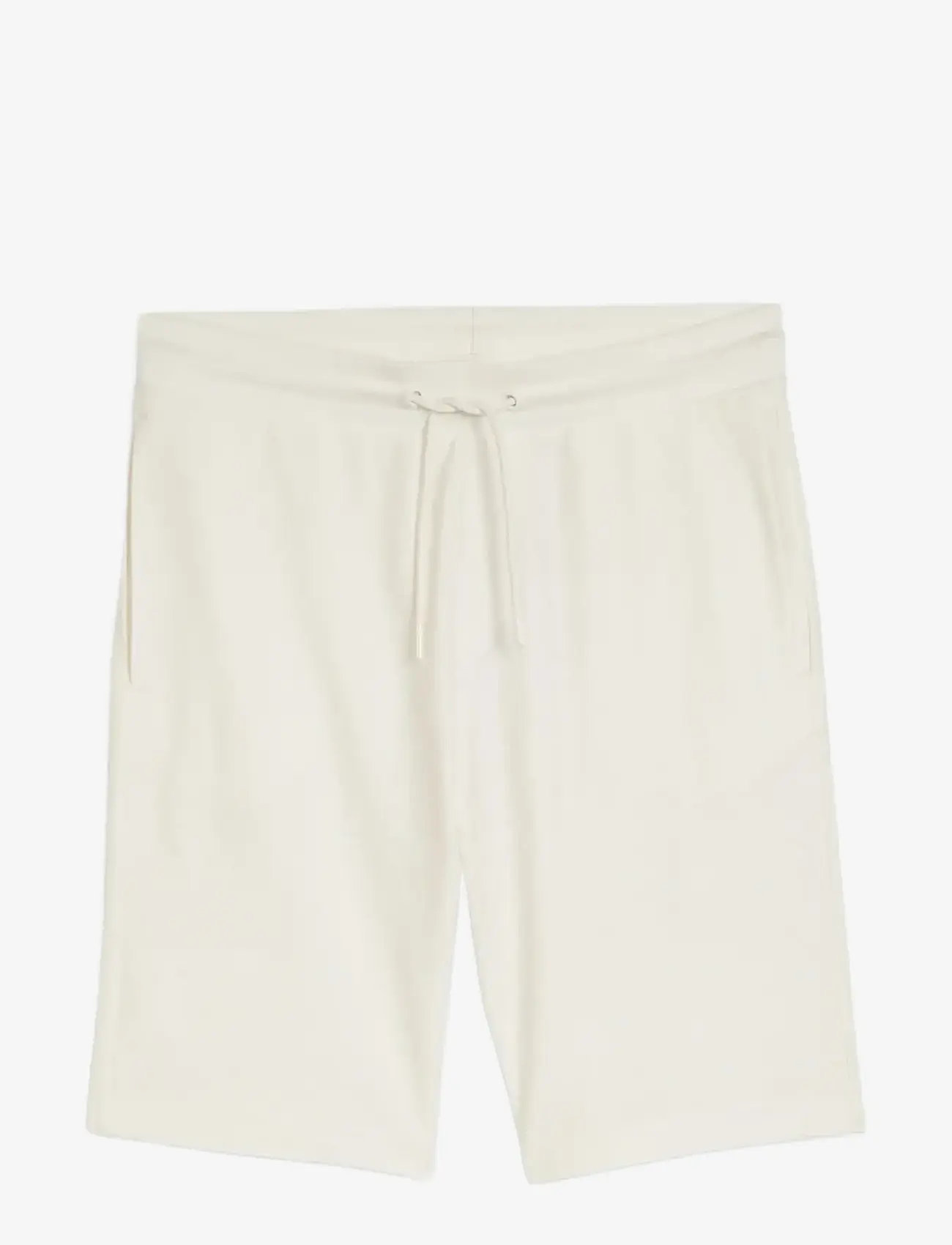 Tom Tailor - structured shorts - sweatshorts - gardenia white - 1
