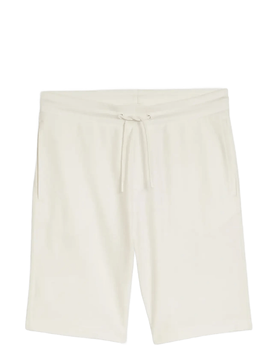 Tom Tailor - structured shorts - sweatshorts - gardenia white - 1