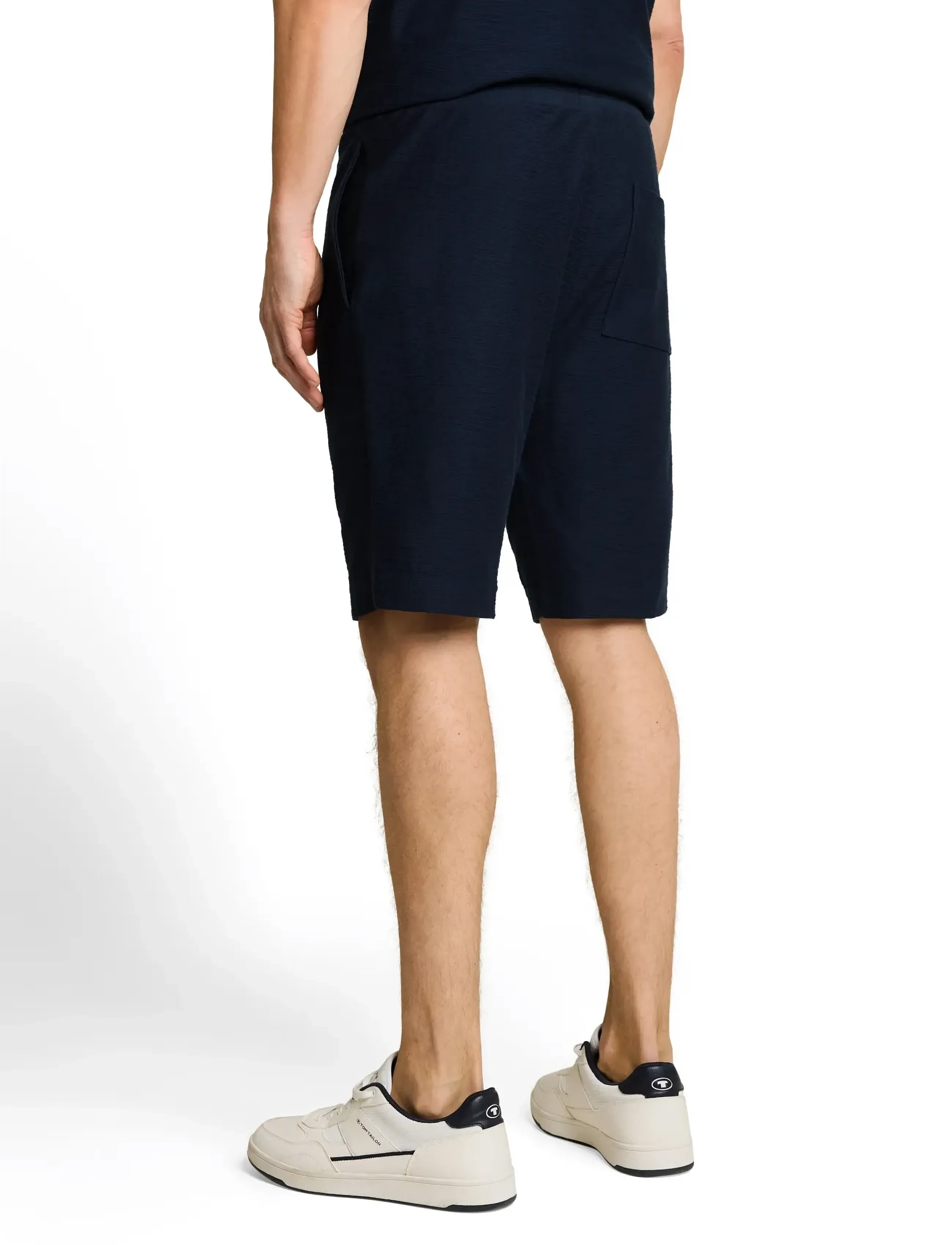 Tom Tailor - structured shorts - sweat shorts - sky captain blue - 2