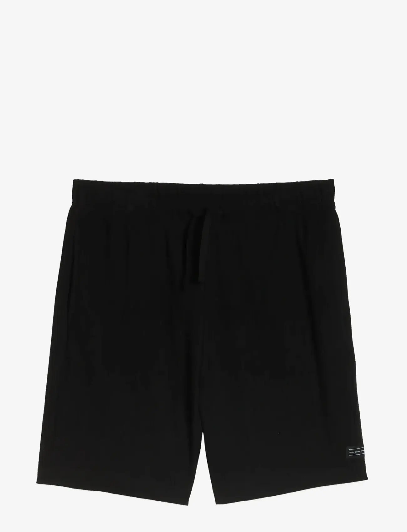 Tom Tailor - relaxed structured sweat shorts - sweatshorts - black - 1