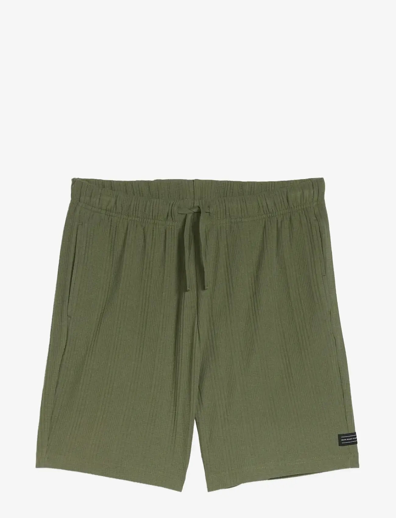 Tom Tailor - relaxed structured sweat shorts - sweatshorts - oak leaf green - 1