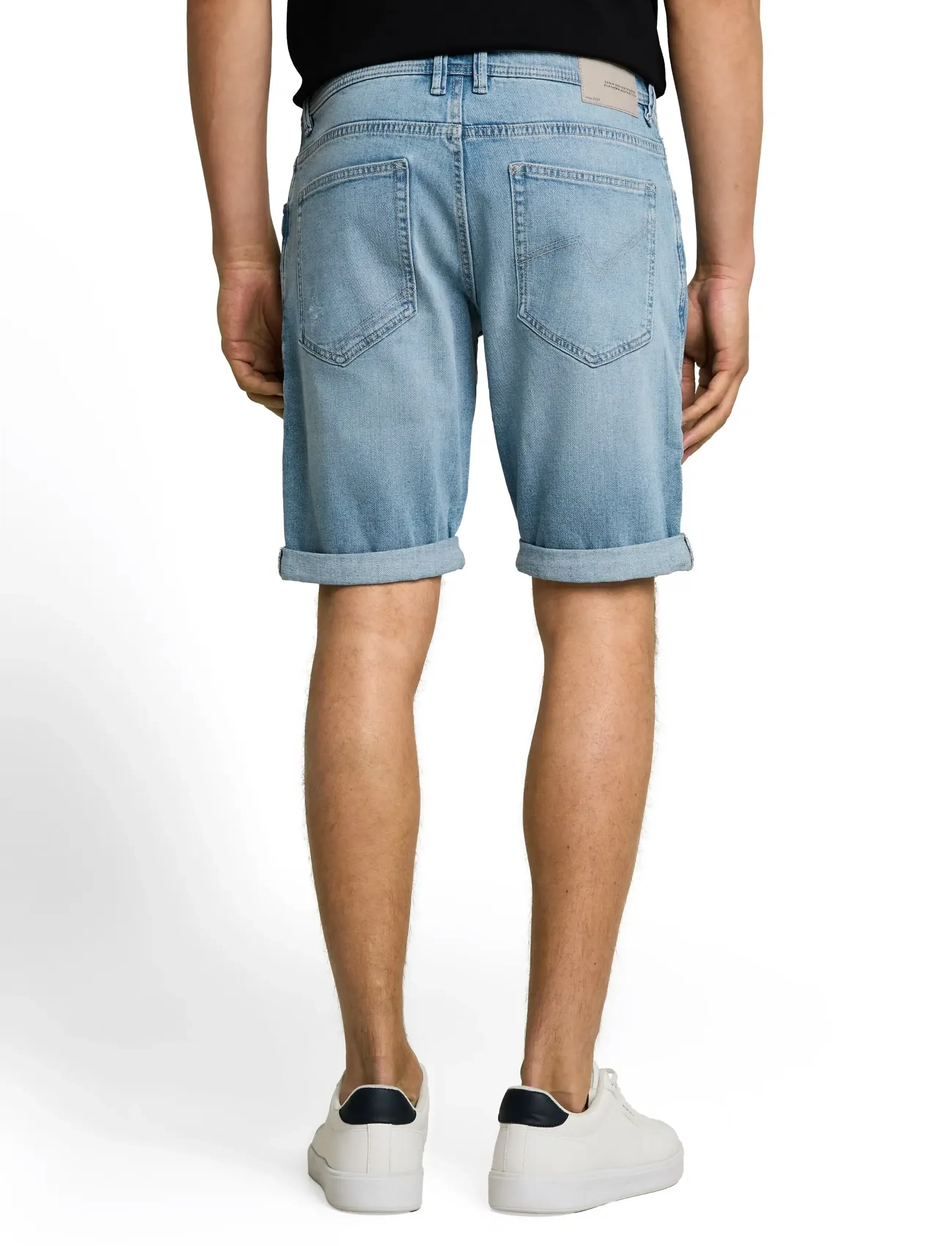 Tom Tailor - TTPIERS SLIM SHORTS - jorts - light stone bright blue denim - 2