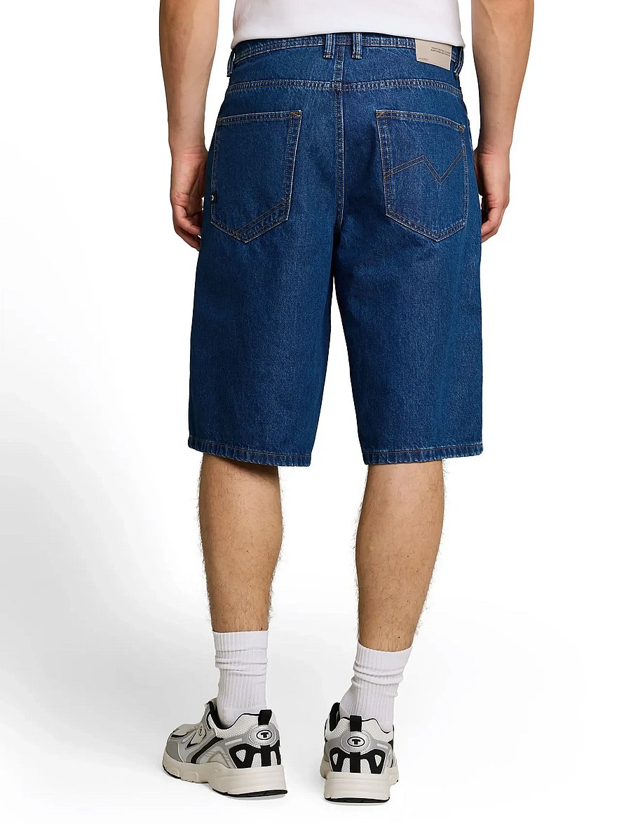 Tom Tailor - TTWAYLEN RELAXED JORTS - jorts - clean dark stone blue denim - 2