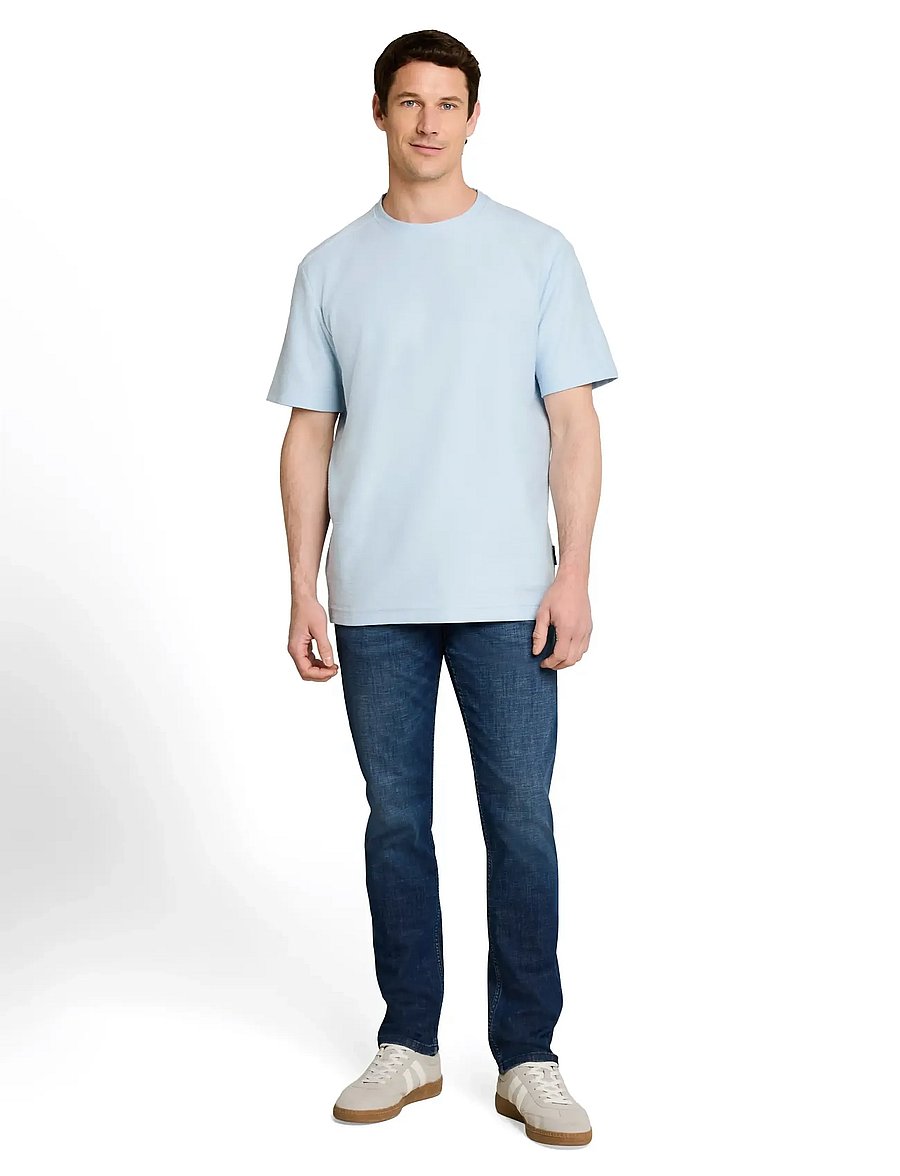 Tom Tailor - TTJOSH REGULAR - normale jeans - used dark stone blue denim - 0