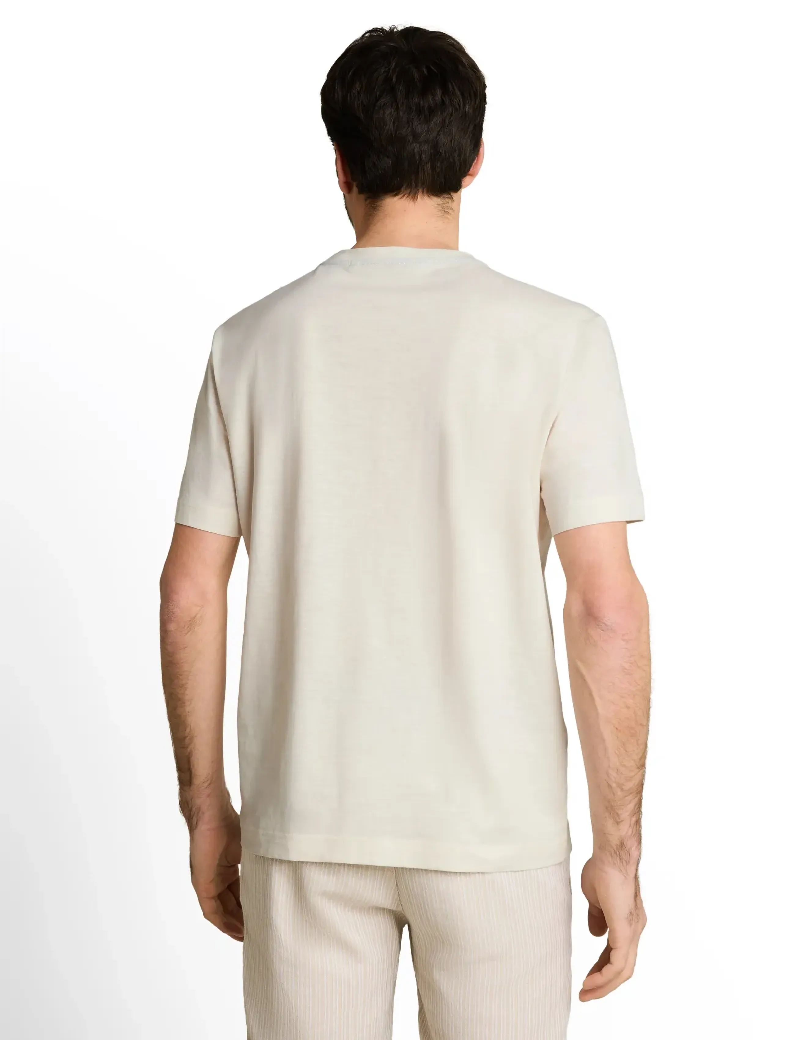 Tom Tailor - embroidered t-shirt - kortærmede t-shirts - gardenia white - 2