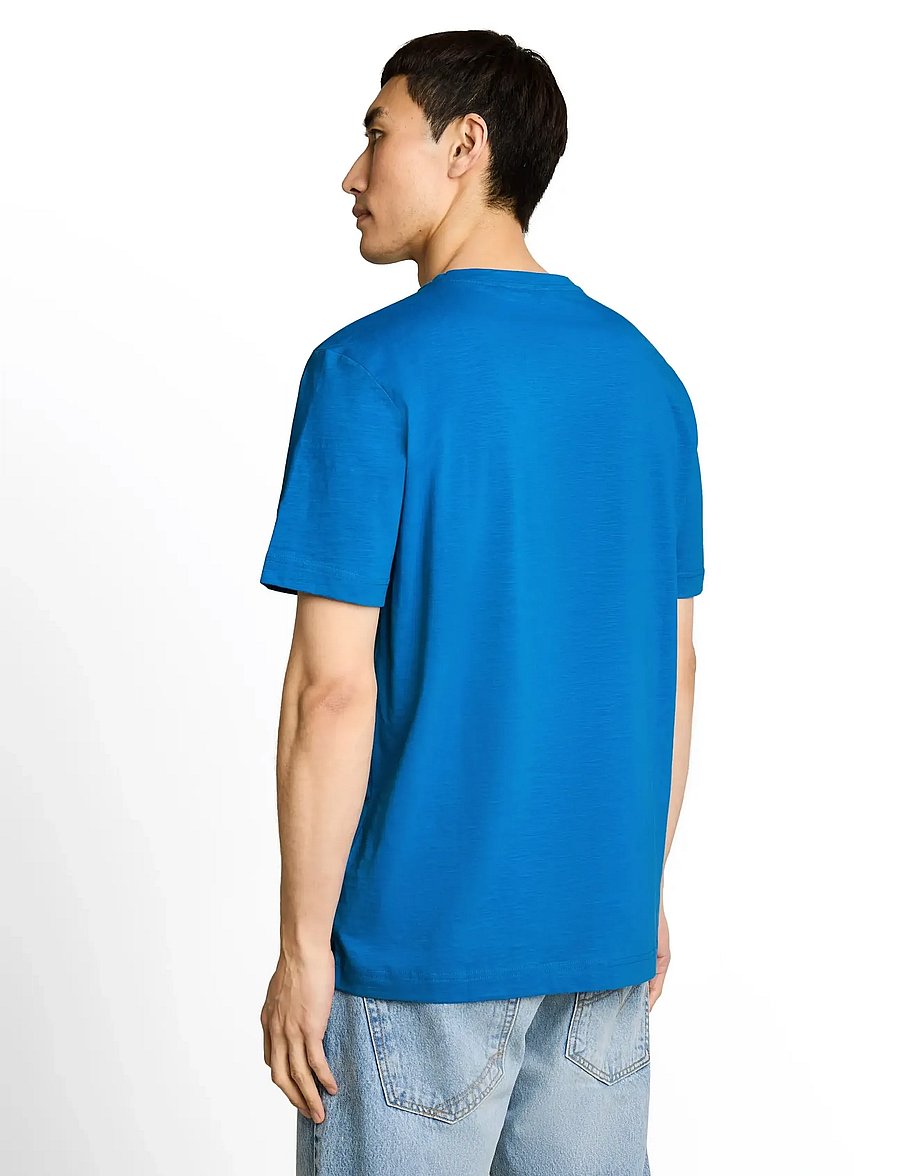 Tom Tailor - embroidered t-shirt - short-sleeved t-shirts - surf blue - 2