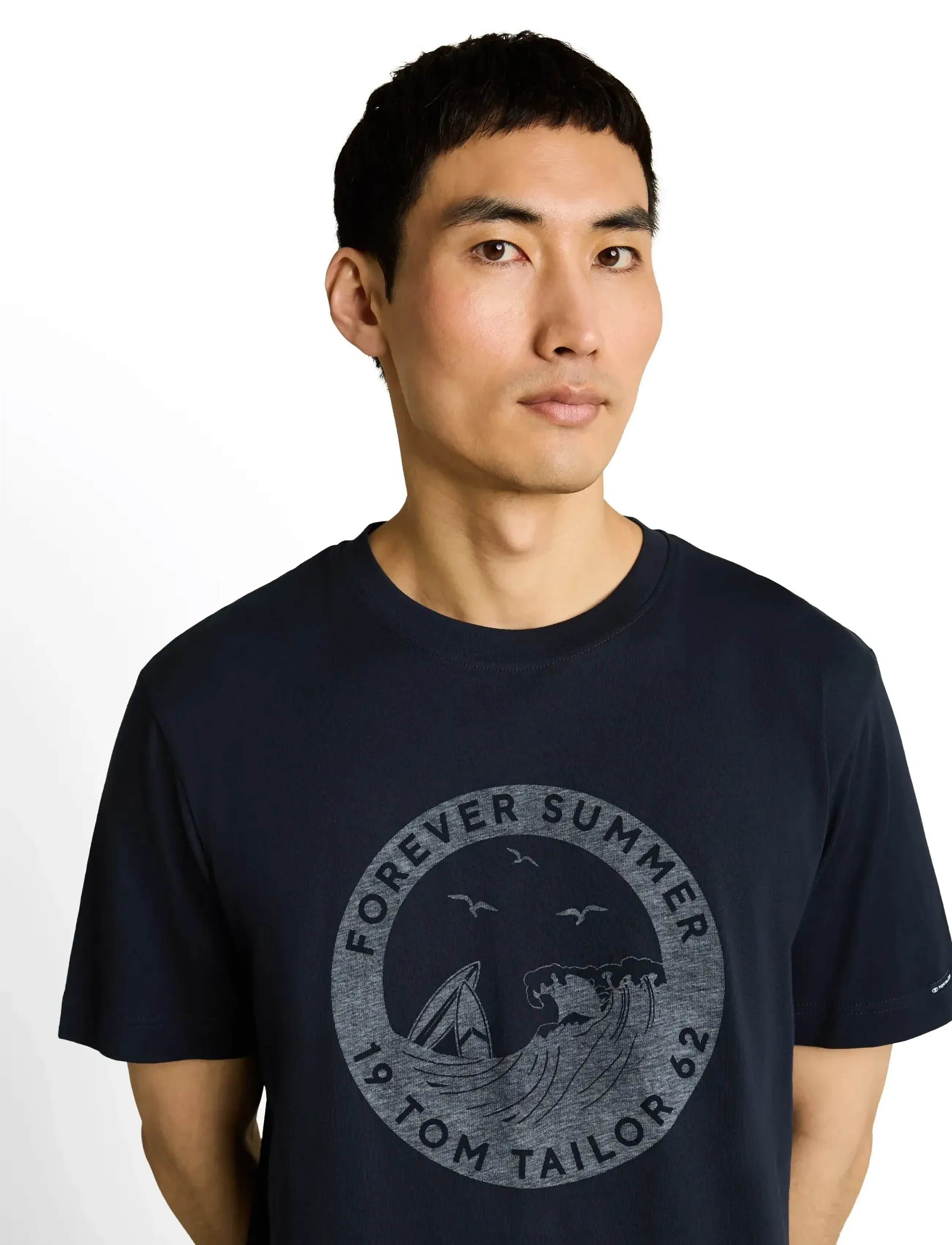 Tom Tailor - printed t-shirt - lühikeste varrukatega t-särgid - sky captain blue - 3
