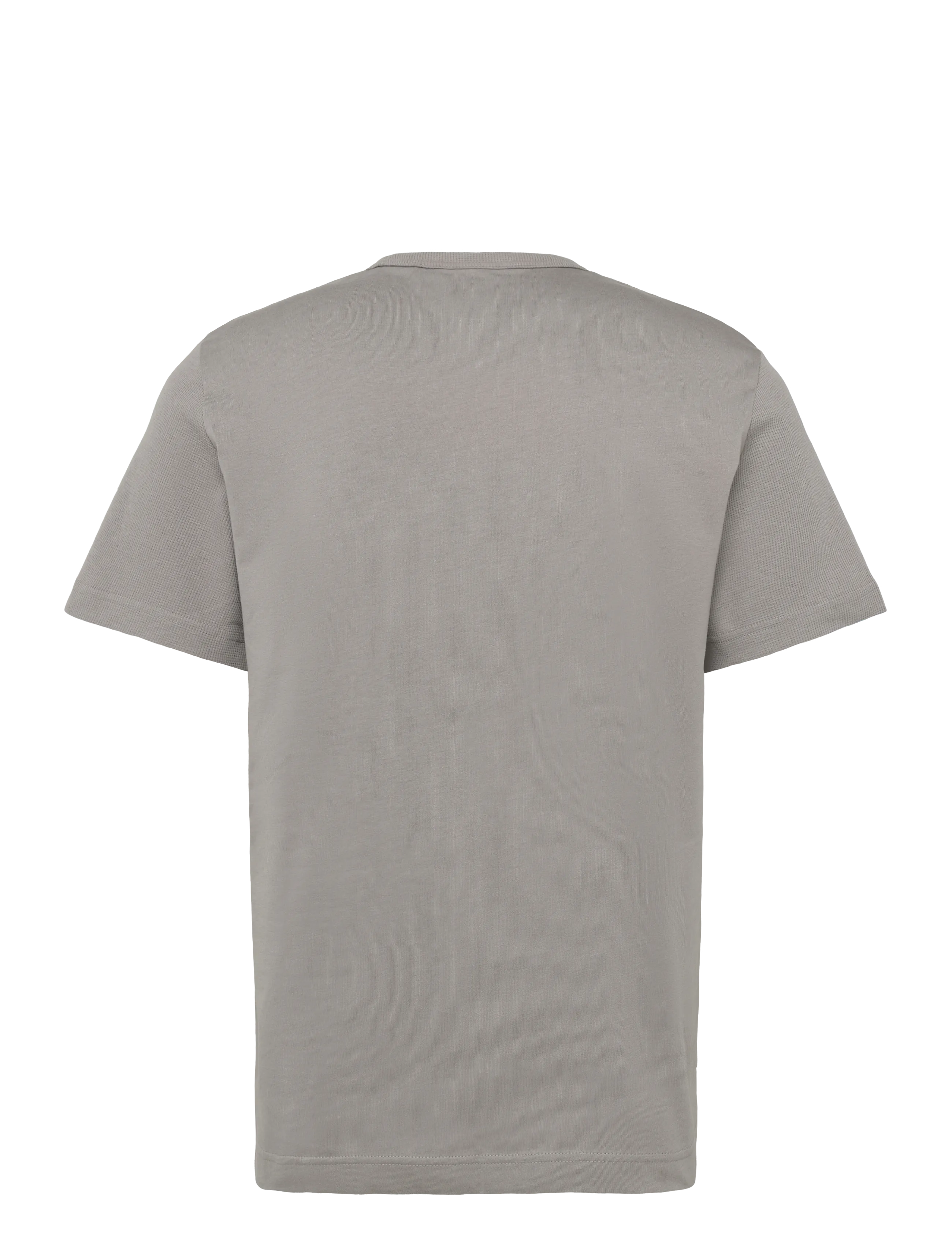 Tom Tailor - structured cutline t-shirt - lühikeste varrukatega t-särgid - driftwood taupe - 2