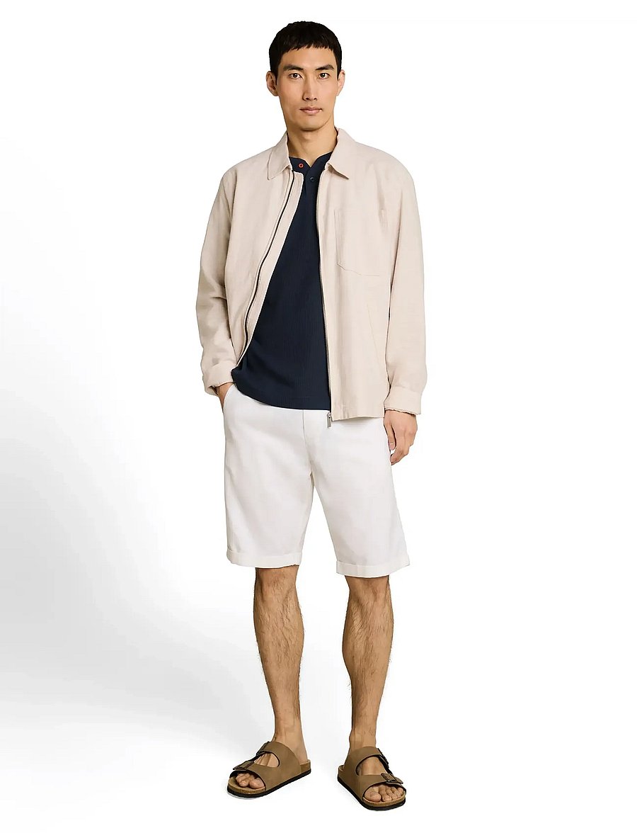 Tom Tailor - structured serafino t-shirt - lühikeste varrukatega t-särgid - sky captain blue - 0