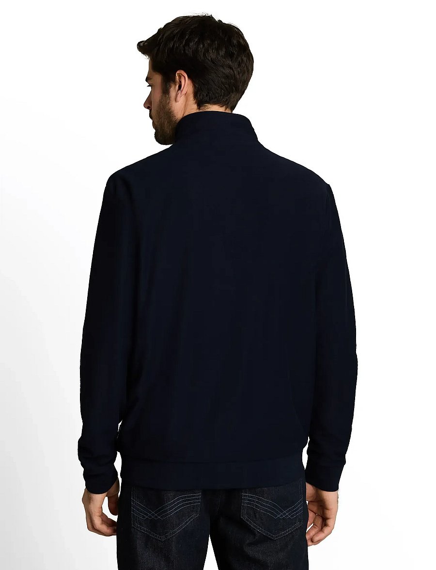 Tom Tailor - structured stand-up jacket - frühlingsjacken - sky captain blue - 2