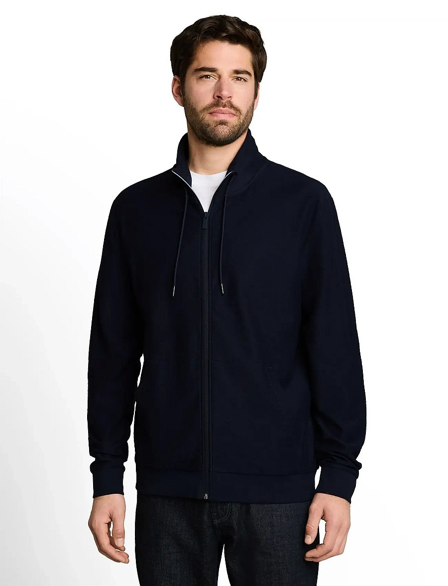 Tom Tailor - structured stand-up jacket - frühlingsjacken - sky captain blue - 3