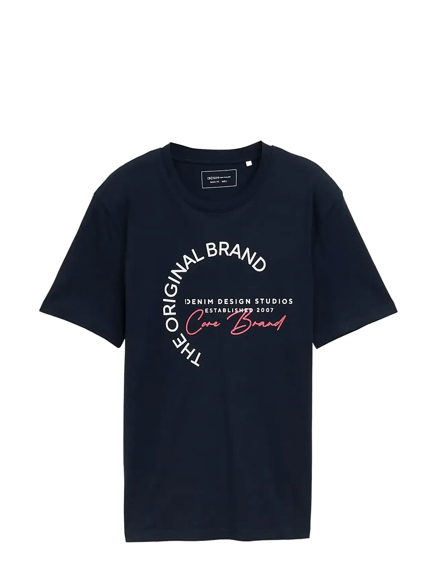 Tom Tailor - printed t-shirt - short-sleeved t-shirts - sky captain blue - 1