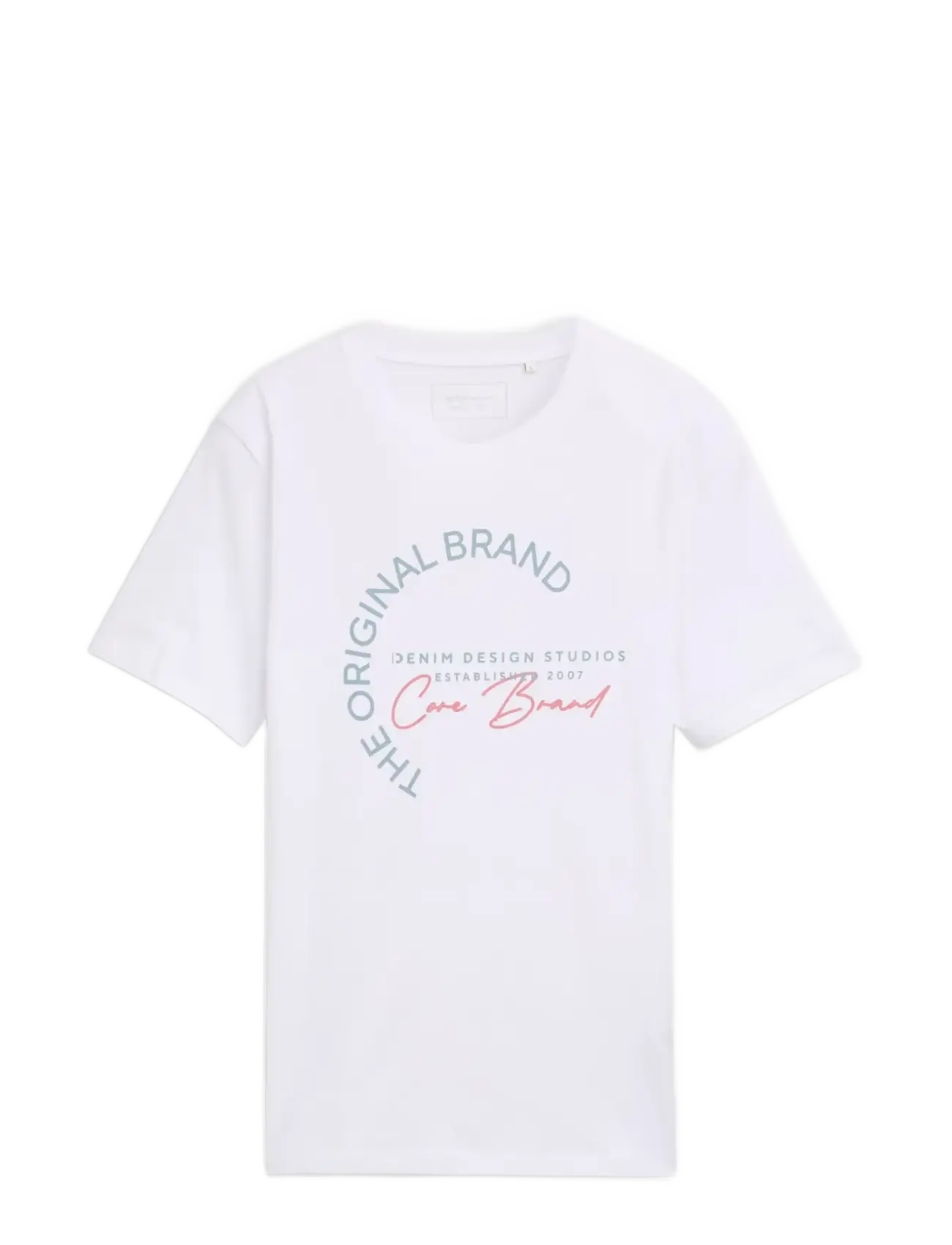 TOM TAILOR Printed T-Shirt Weiß - L - Herren