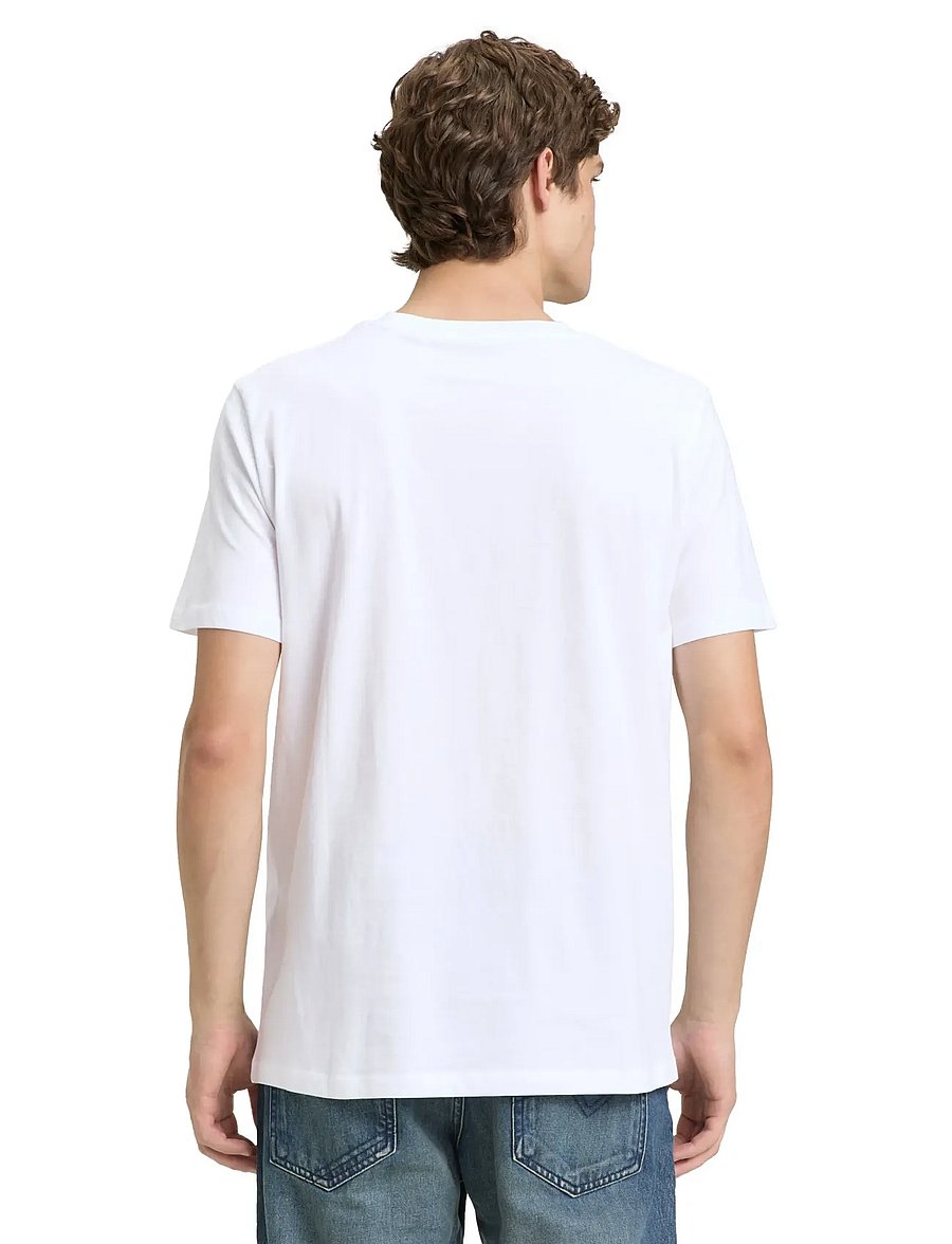 Tom Tailor - printed t-shirt - kurzärmelige t-shirts - white - 3