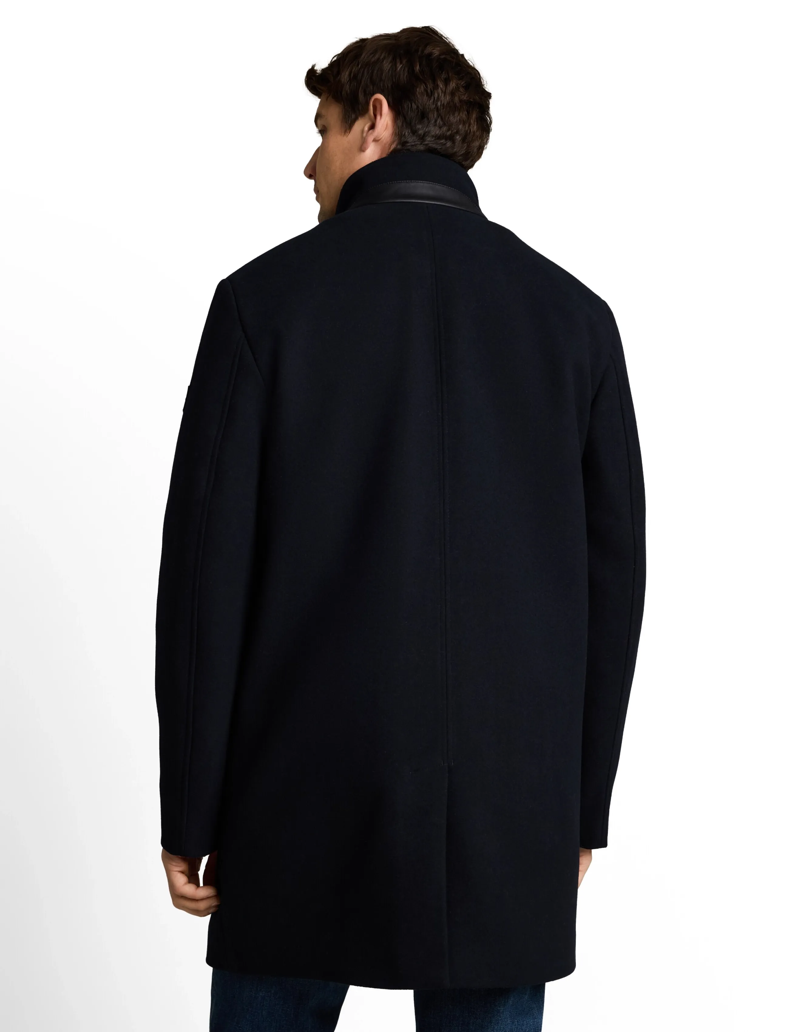 Tom Tailor - wool coat with stand-up insert - uldfrakker - sky captain blue - 2