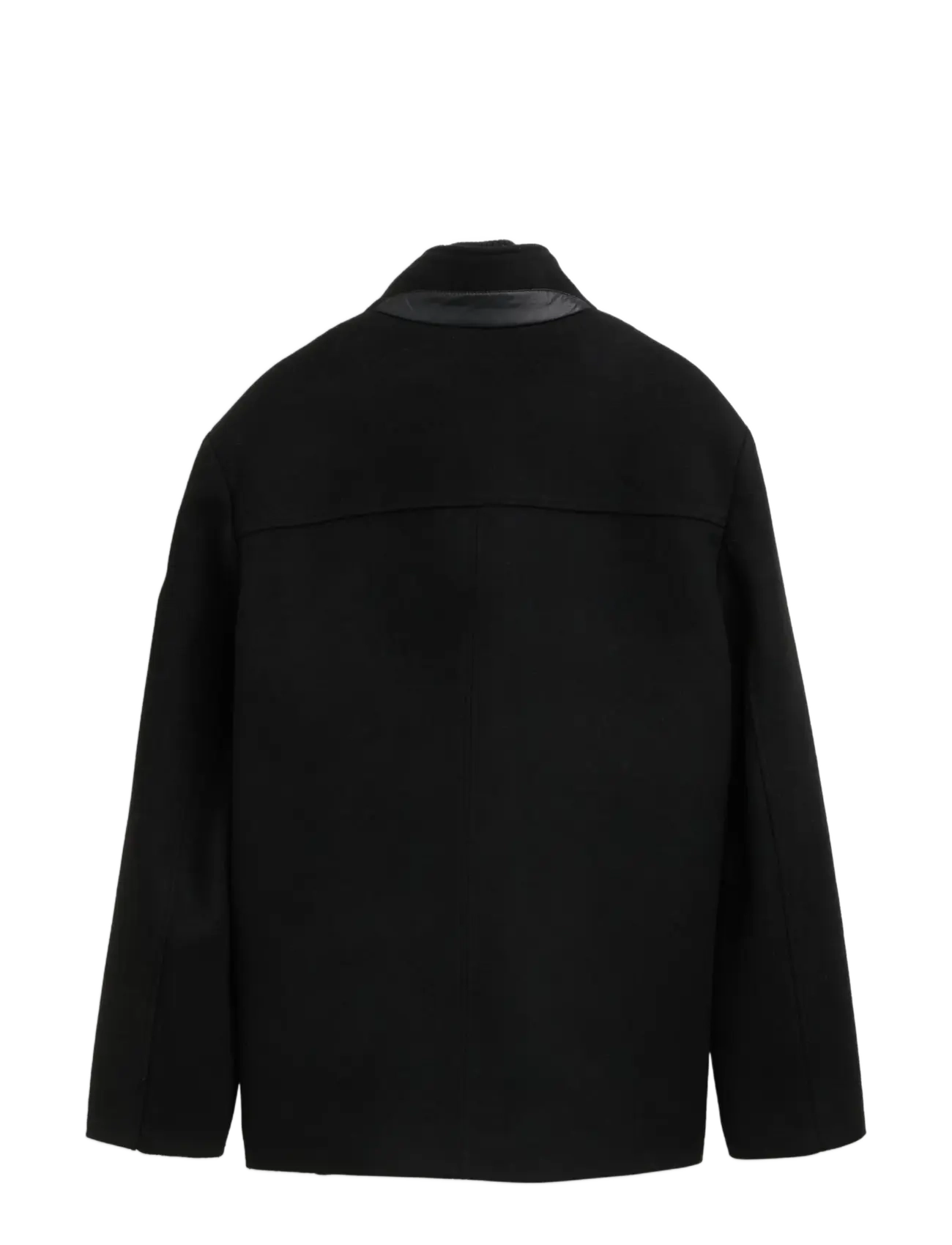Tom Tailor - wool jacket with stand-up insert - joped - black - 2