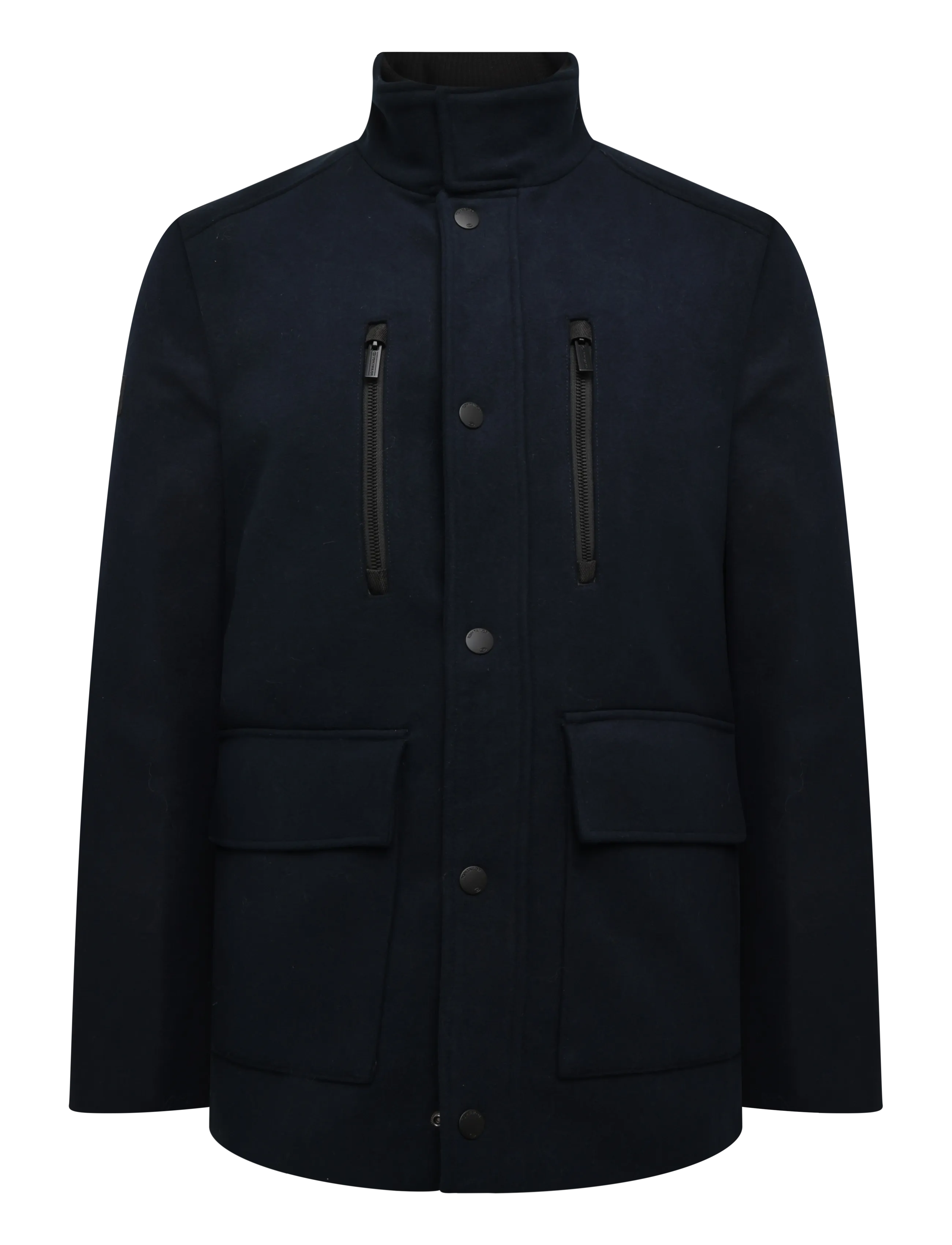 Tom Tailor - wool jacket with stand-up insert - jackor - sky captain blue - 1