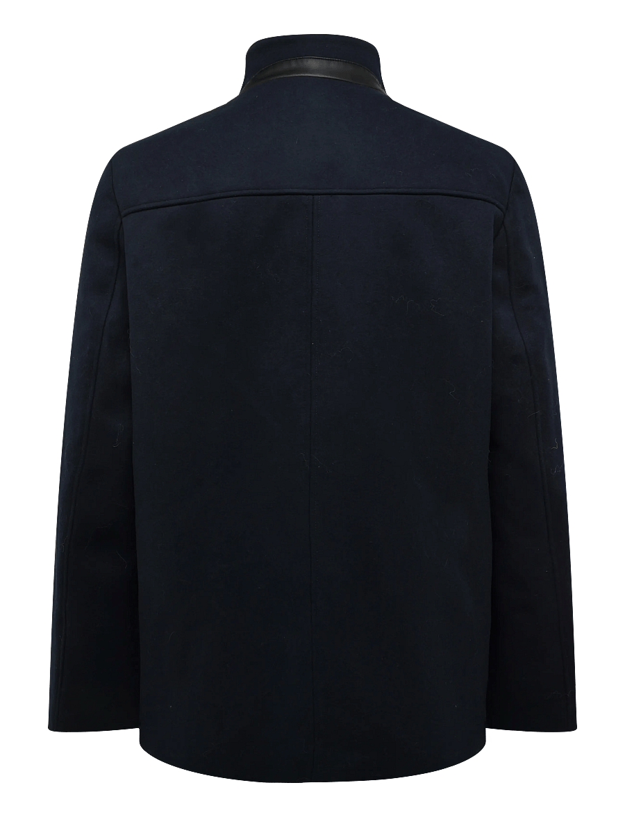 Tom Tailor - wool jacket with stand-up insert - jackor - sky captain blue - 2