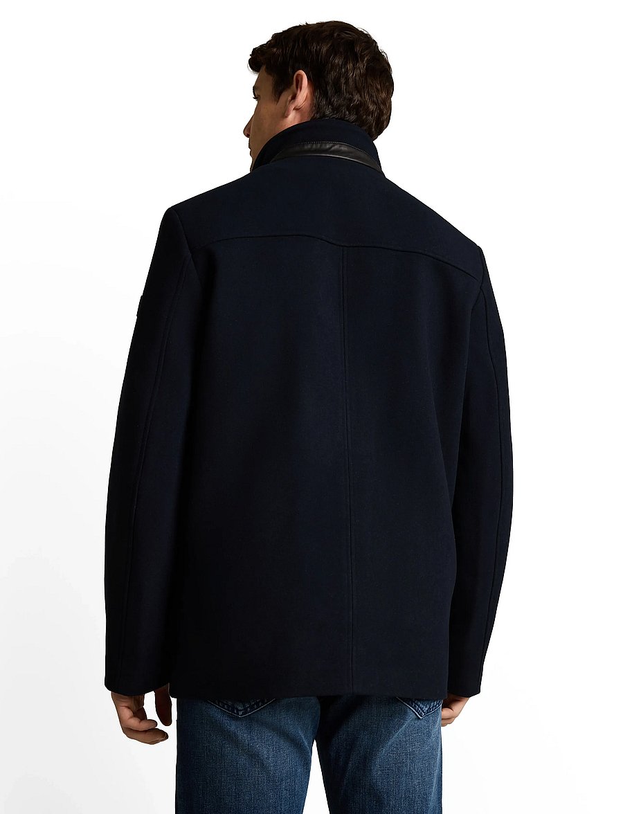 Tom Tailor - wool jacket with stand-up insert - joped - sky captain blue - 2