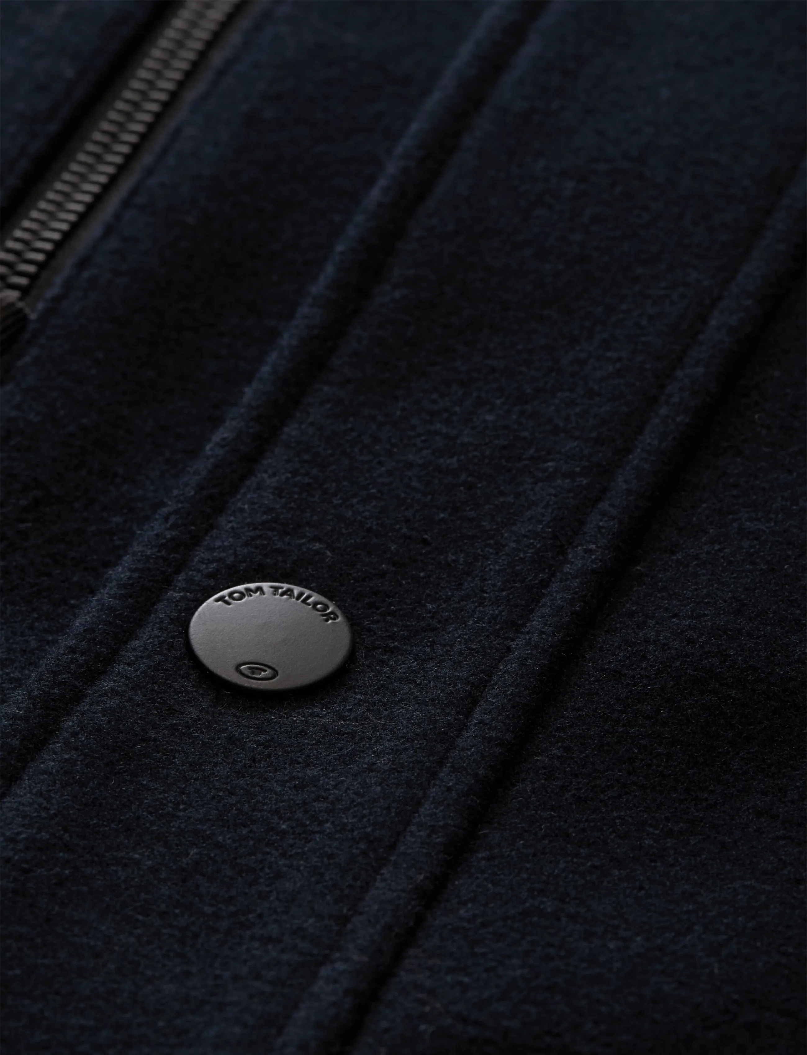 Tom Tailor - wool jacket with stand-up insert - joped - sky captain blue - 5