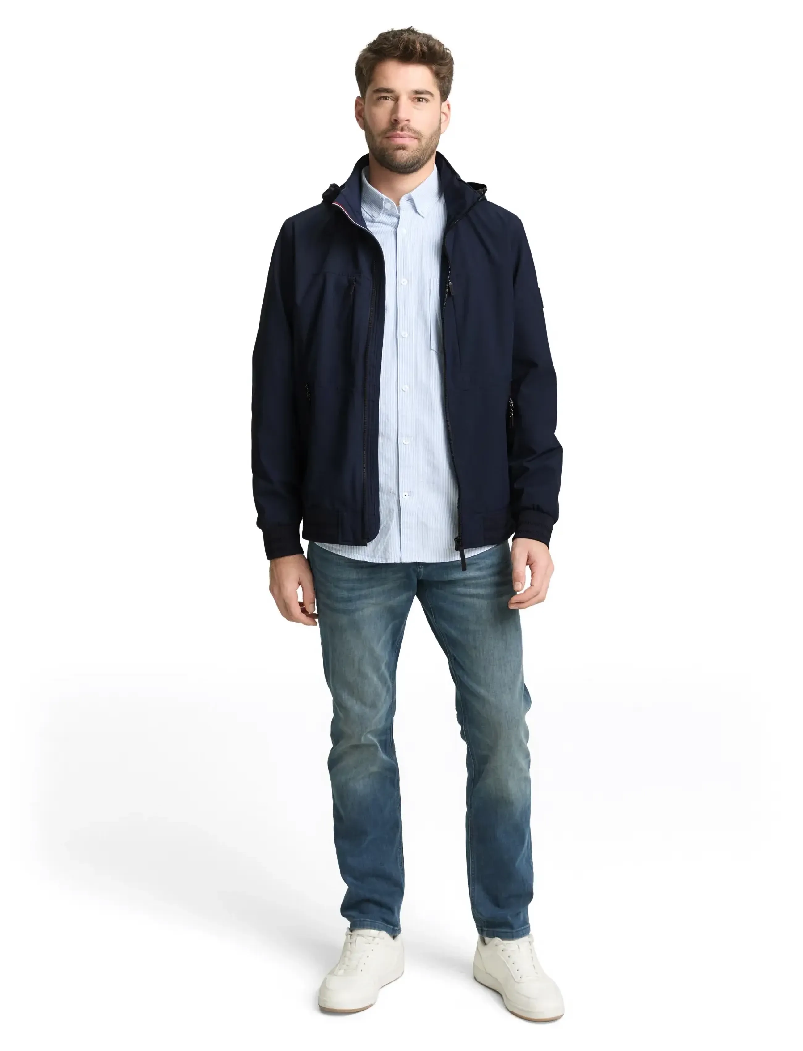 Tom Tailor Casual Blouson, XXL, Jackets, Marineblau - Bomber Männerswear