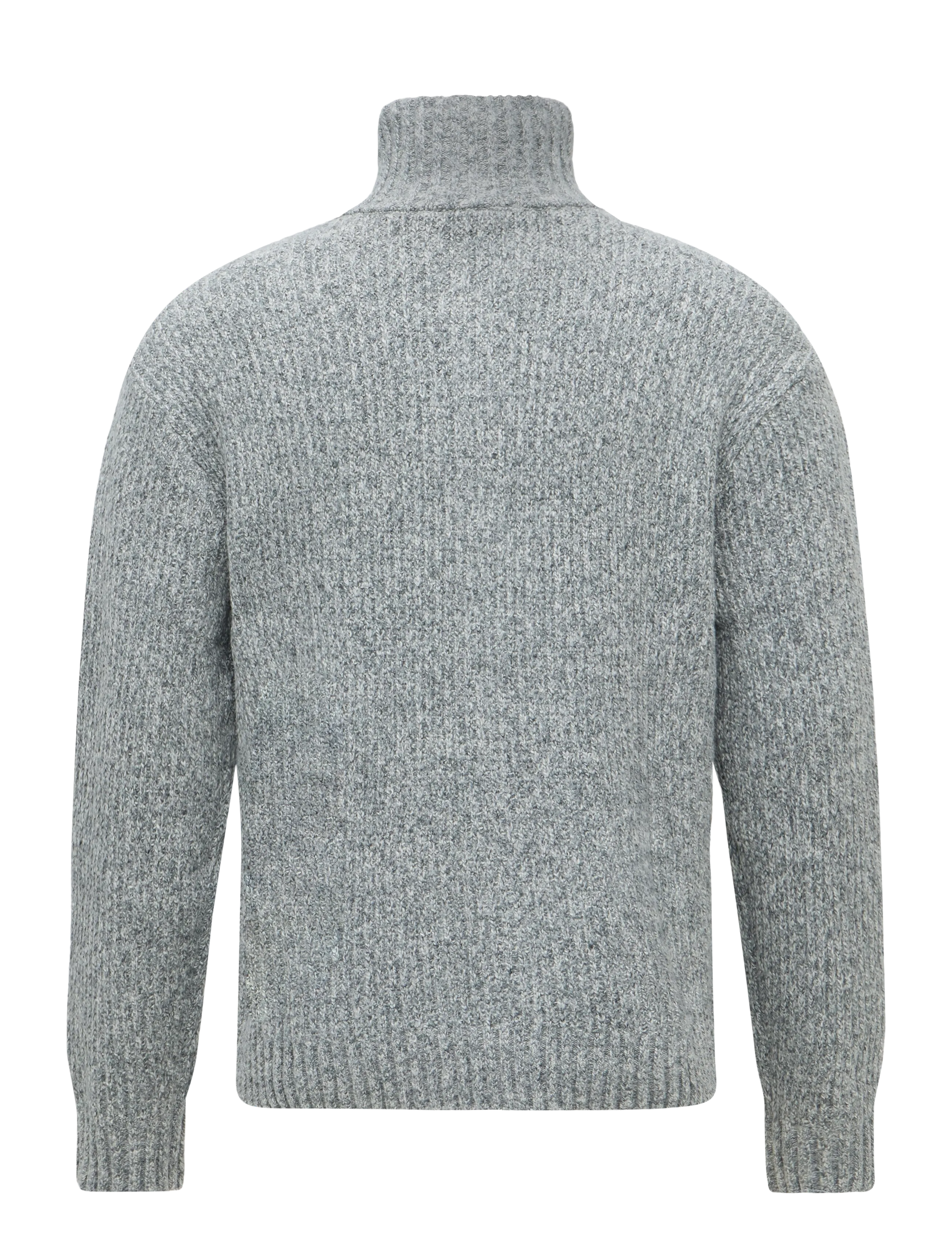 Tom Tailor - structured cosy knit jacket - koftor - grey black structure - 2