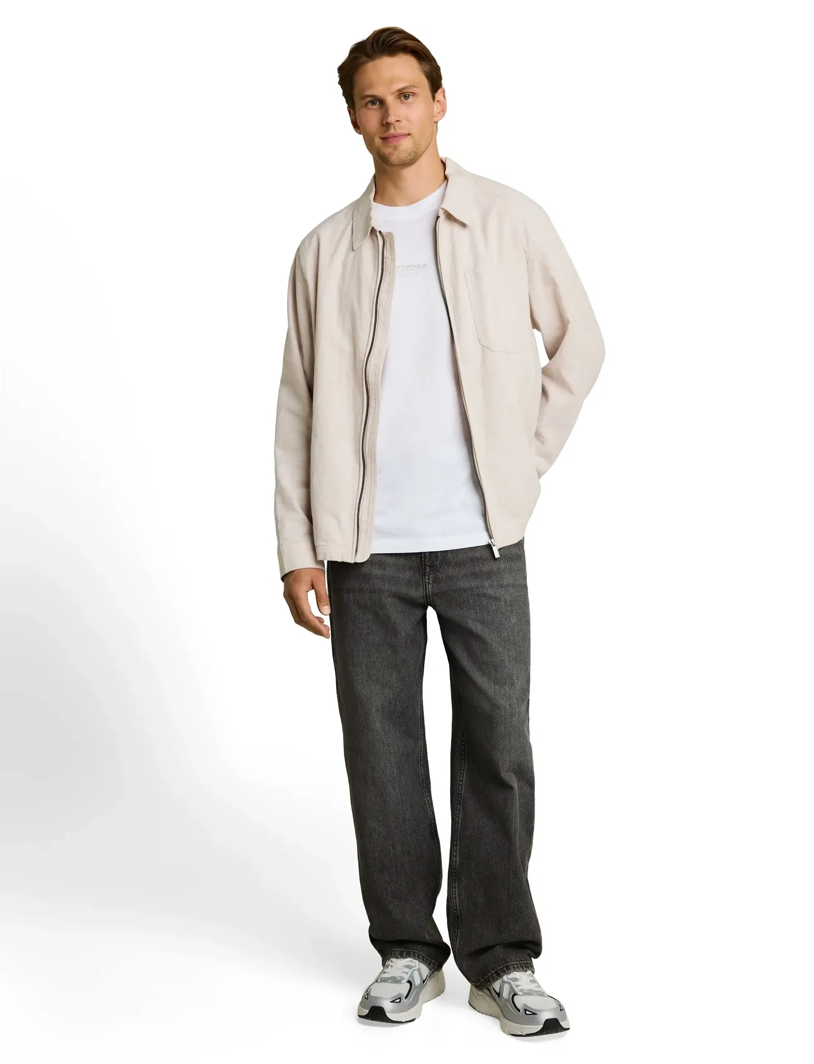 Tom Tailor Ttelliot Baggy, 32 x 32, Jeans, Grau - Relaxed, Männerswear