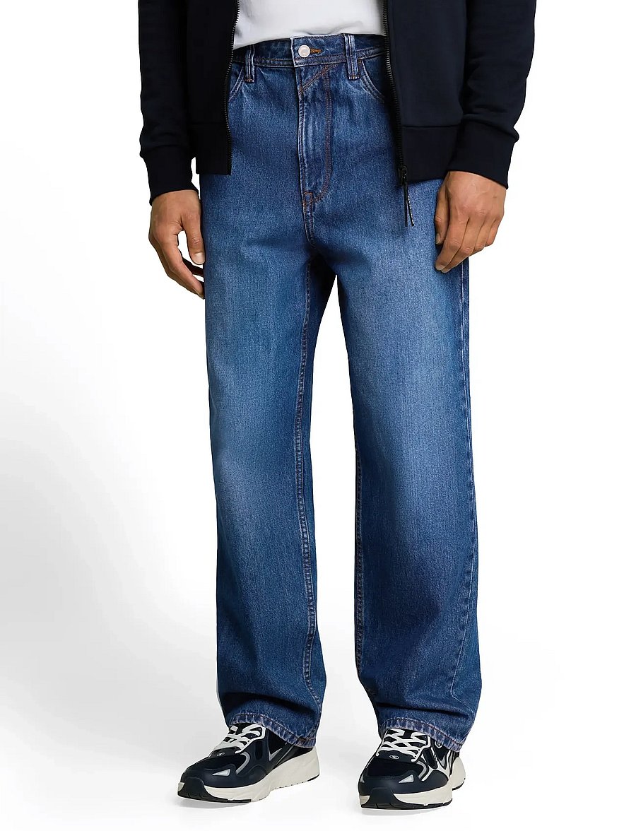 Tom Tailor - TTELLIOT BAGGY - loose jeans - blue denim - 4