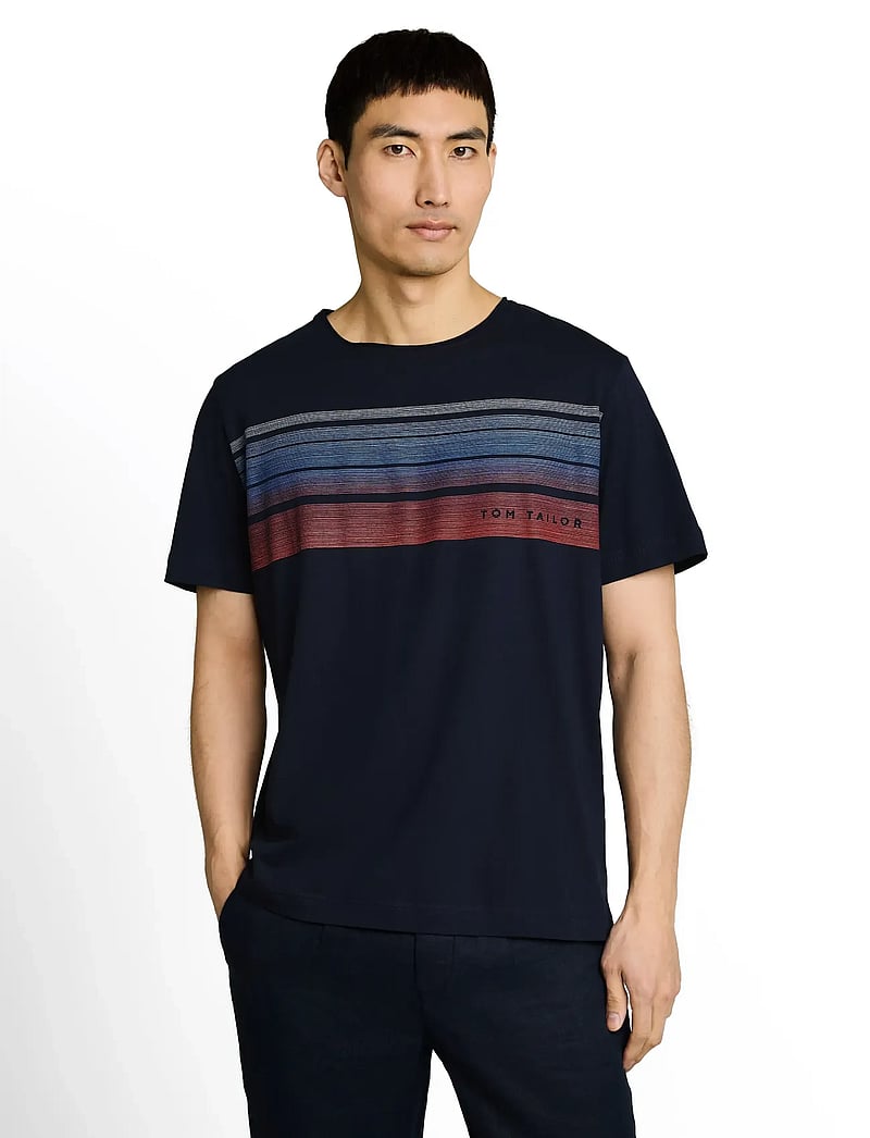 Tom Tailor - printed t-shirt - kortærmede t-shirts - sky captain blue - 3