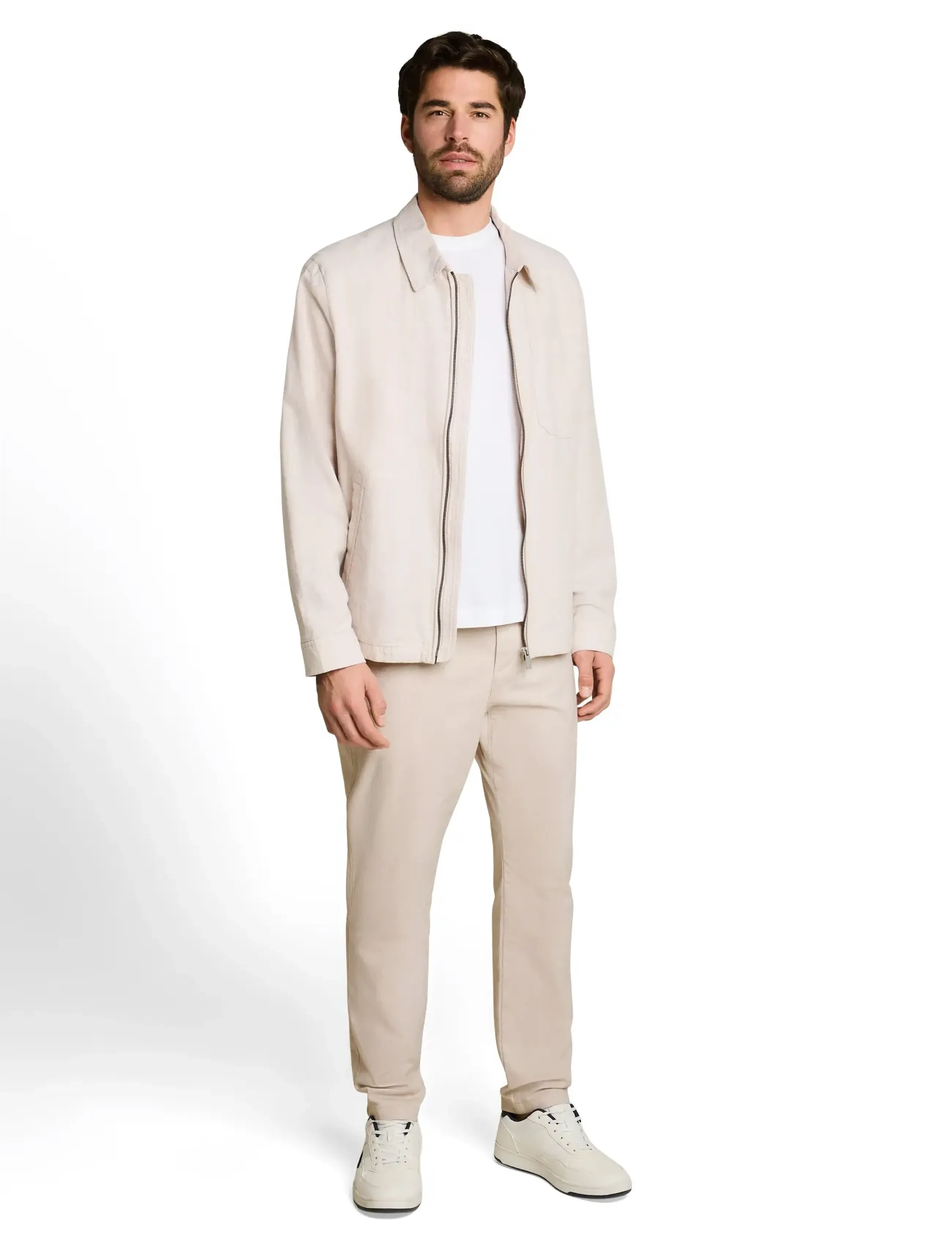 Tom Tailor Regular Tapered Chino, XL, Beige, Bukser > Chinos, Herre
