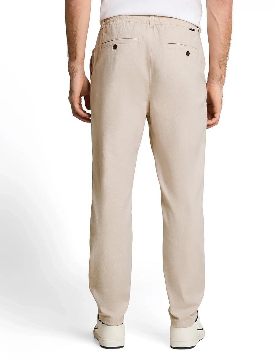Tom Tailor - regular tapered chino - chinos - cashew beige structure - 2