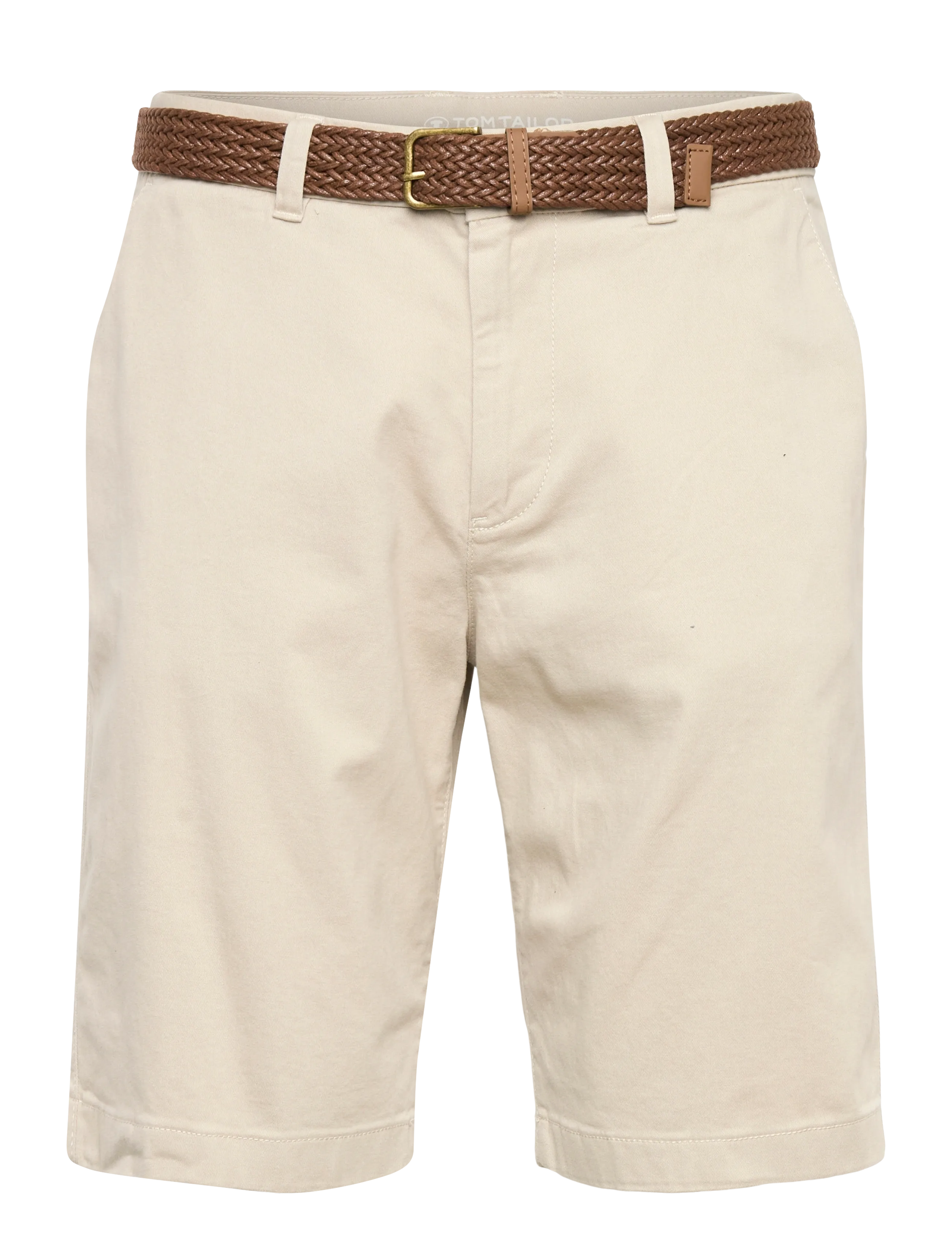 TOM TAILOR Regular Chino Shorts Beige - 32 - Herren