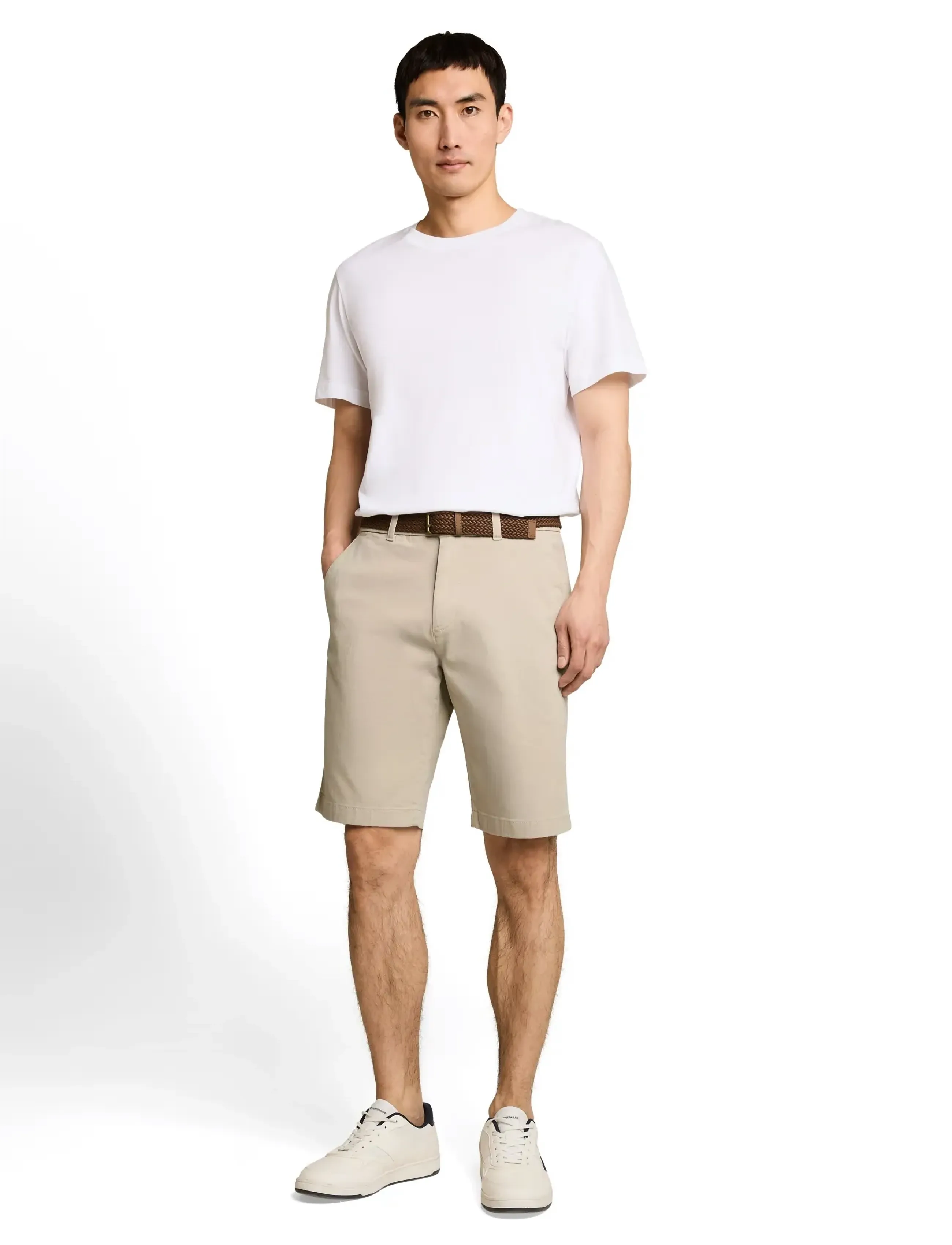 Tom Tailor Regular Chino Shorts, 32, Beige, Shorts > Chinoshorts, Herre