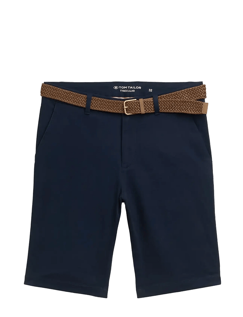 Tom Tailor - regular chino shorts - chinos shorts - sky captain blue - 1